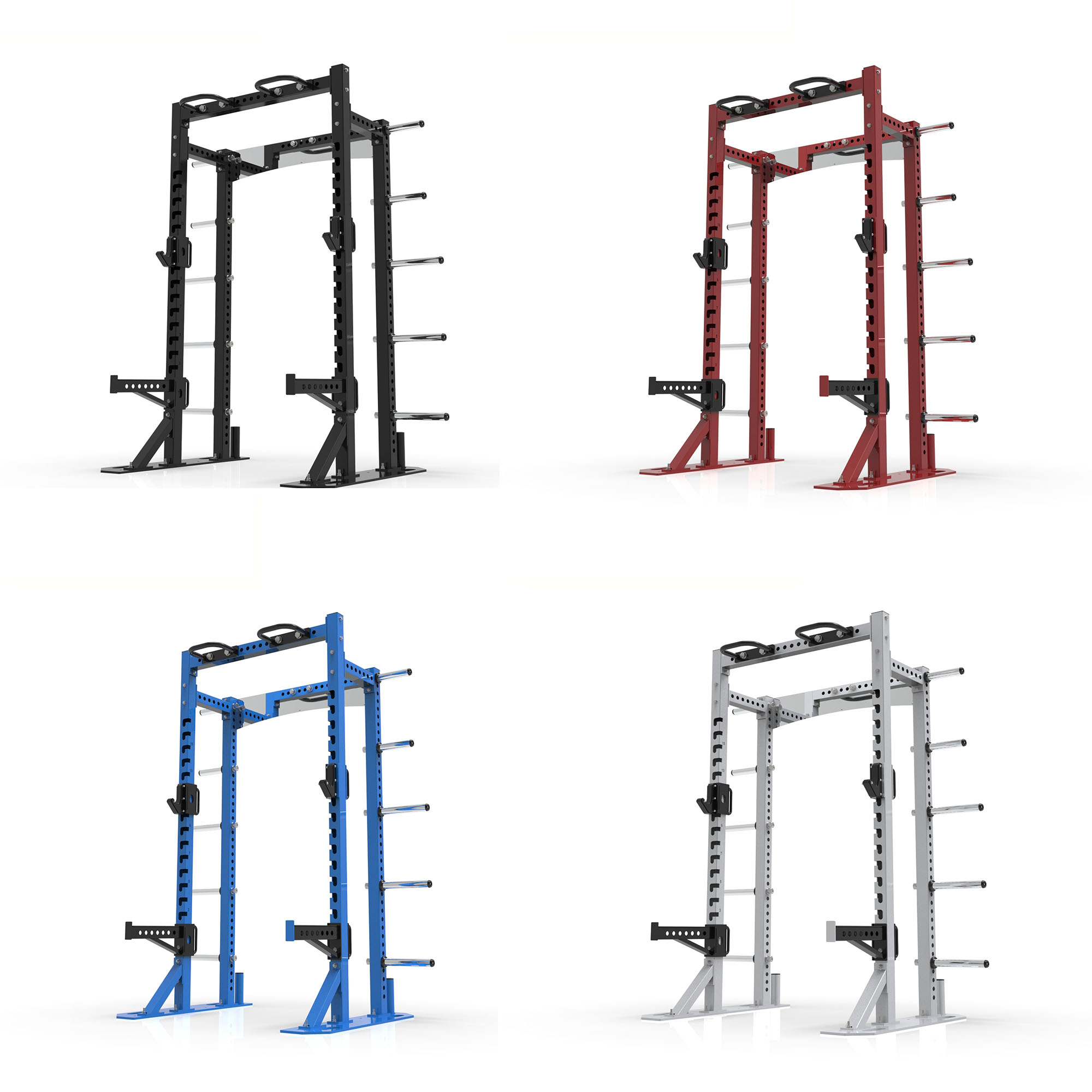M9550A Factory Direct Commercial Gym Equipment Steel Power Cage Trainer Rack