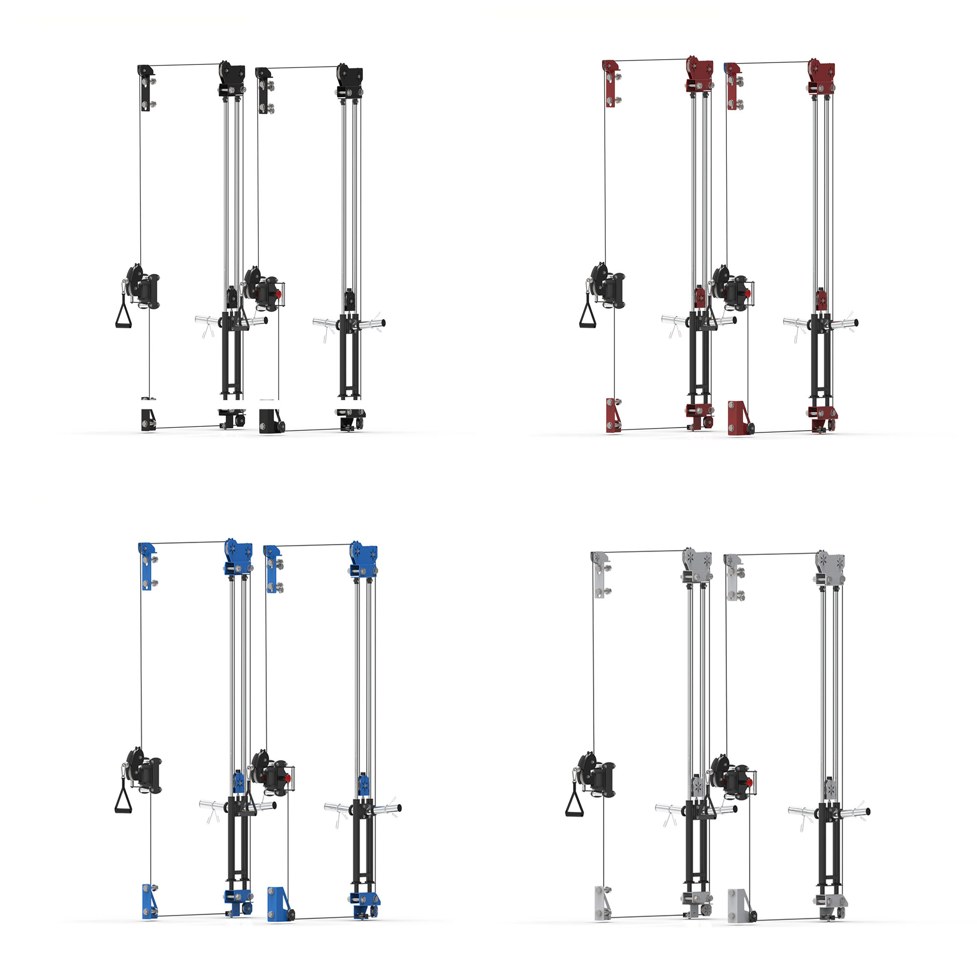 RF1000A-62B-90 Multi Functional Strength Training Machine Smith Power Rack Gym Squat Rack Fitness Equipment