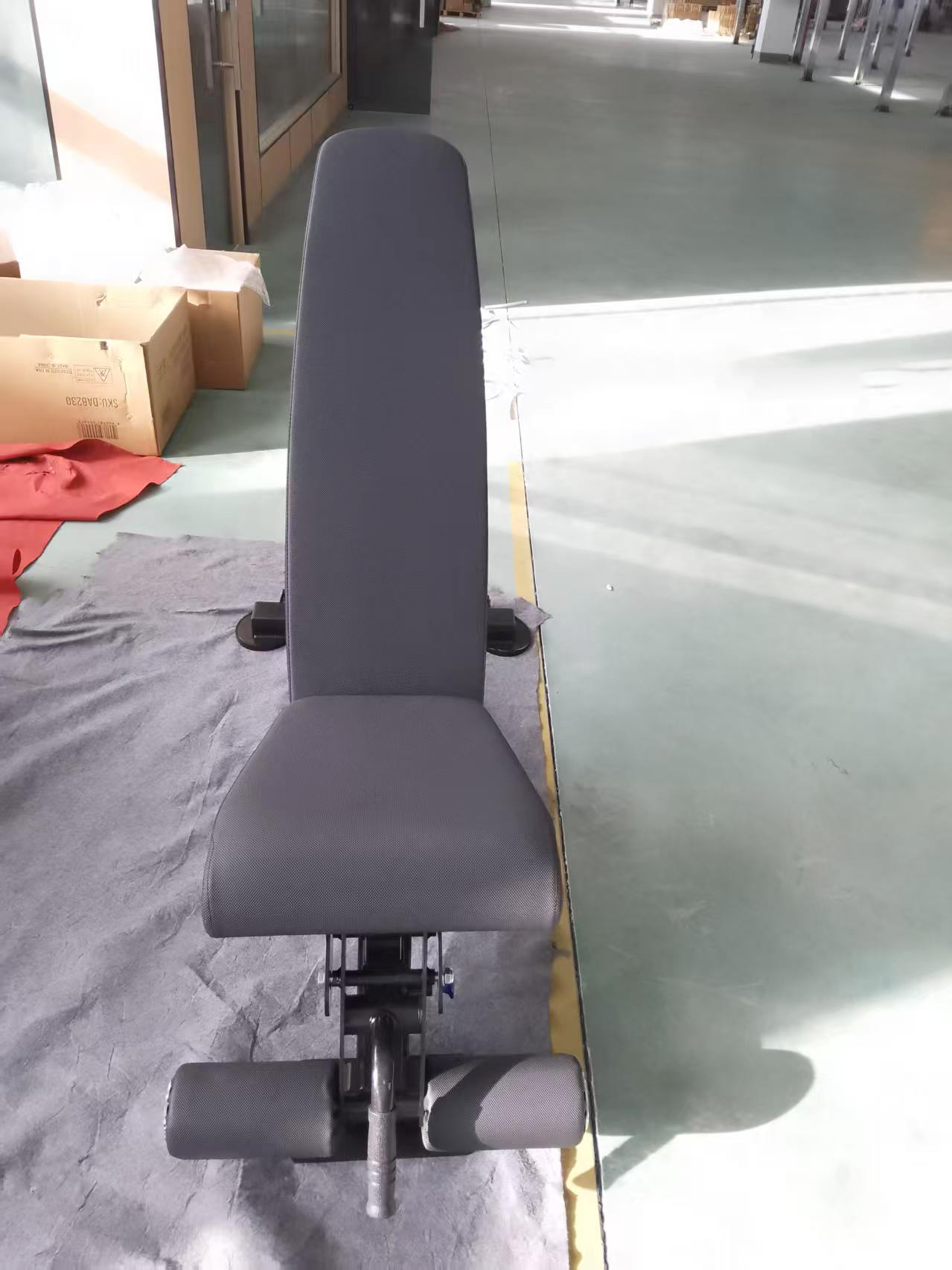 M9533B Commercial Bench Stool Negative Angle Fitness Chair with Dumbbell Home Gym Supine Board Adjustable Gym Bench