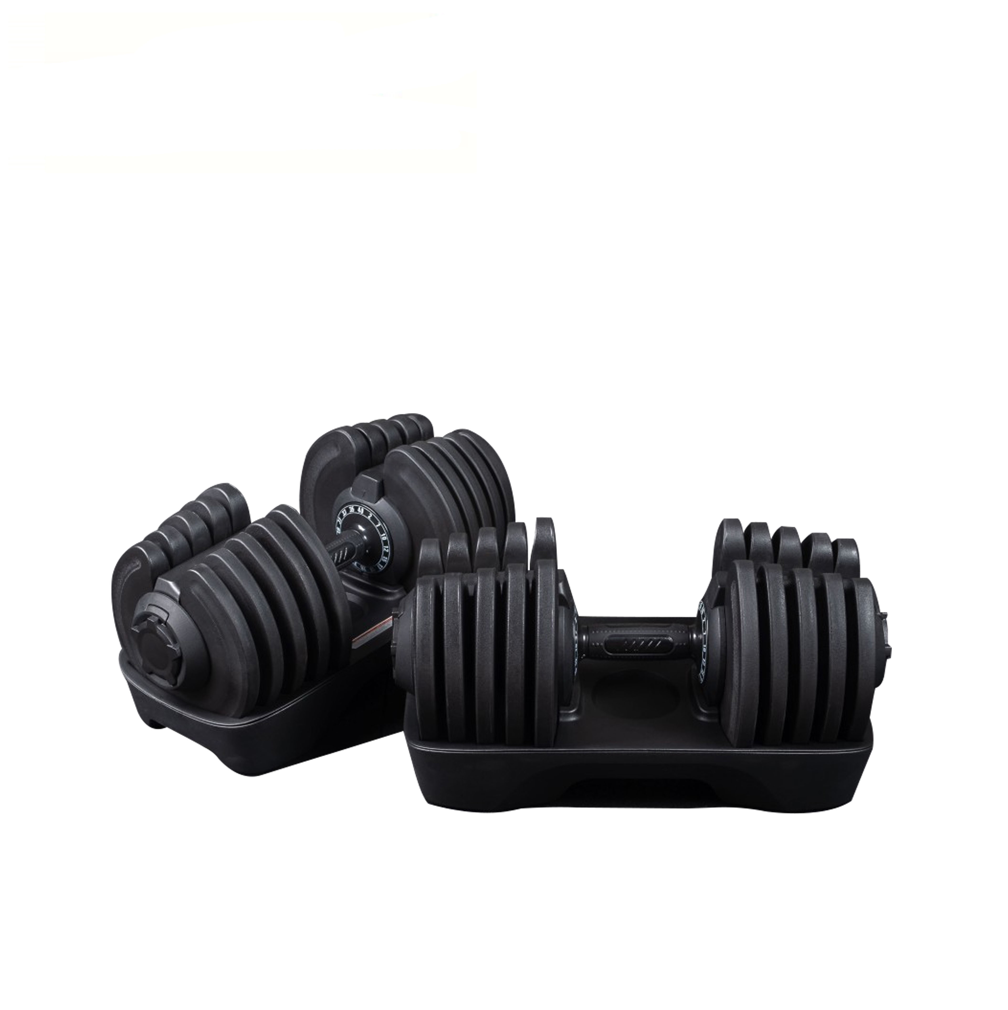 BEAD004 Elite Adjustable Dumbbells 2-40kg Black