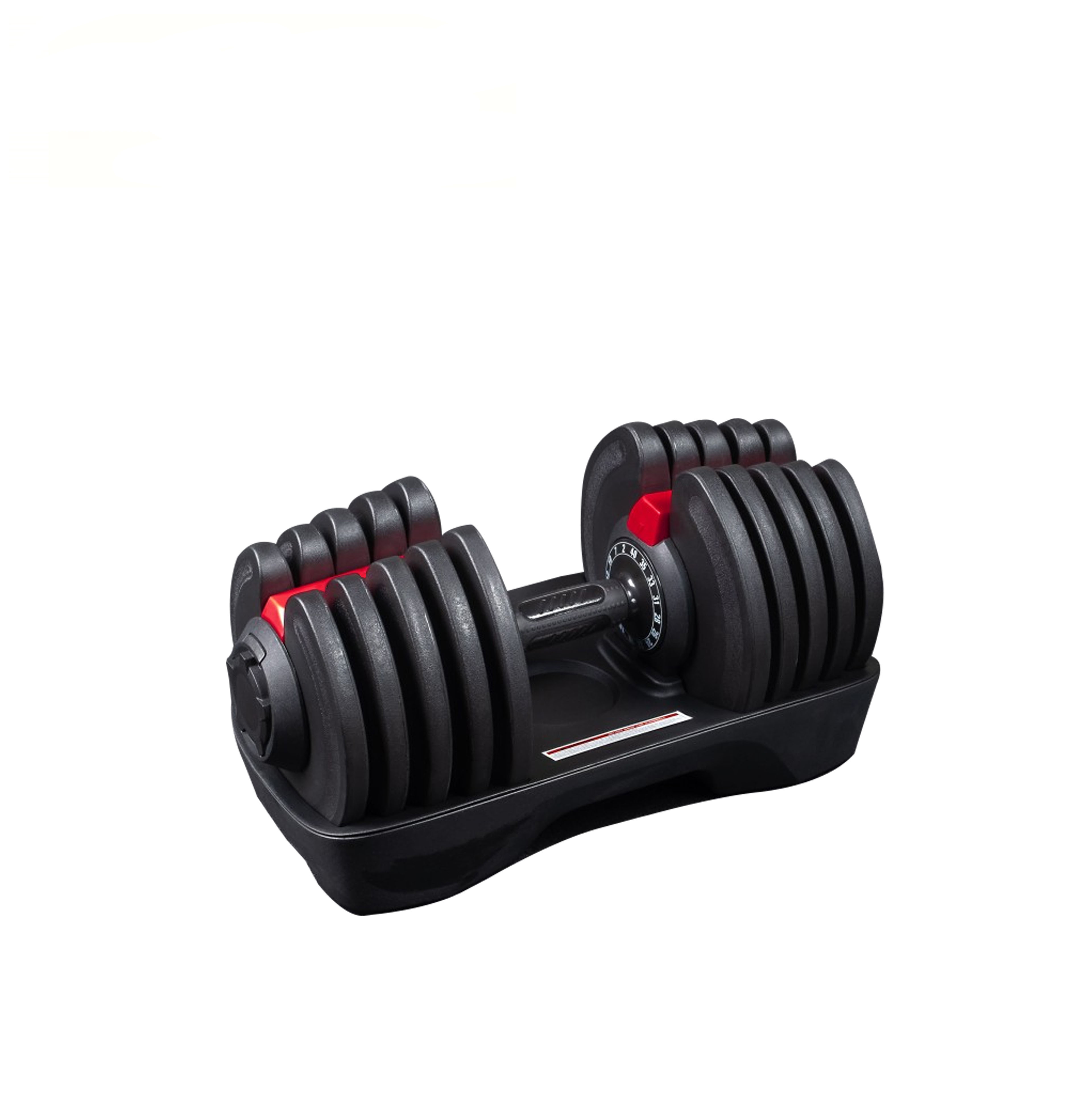 BEAD005 Elite Adjustable Dumbbells 2-40kg Red (pair)