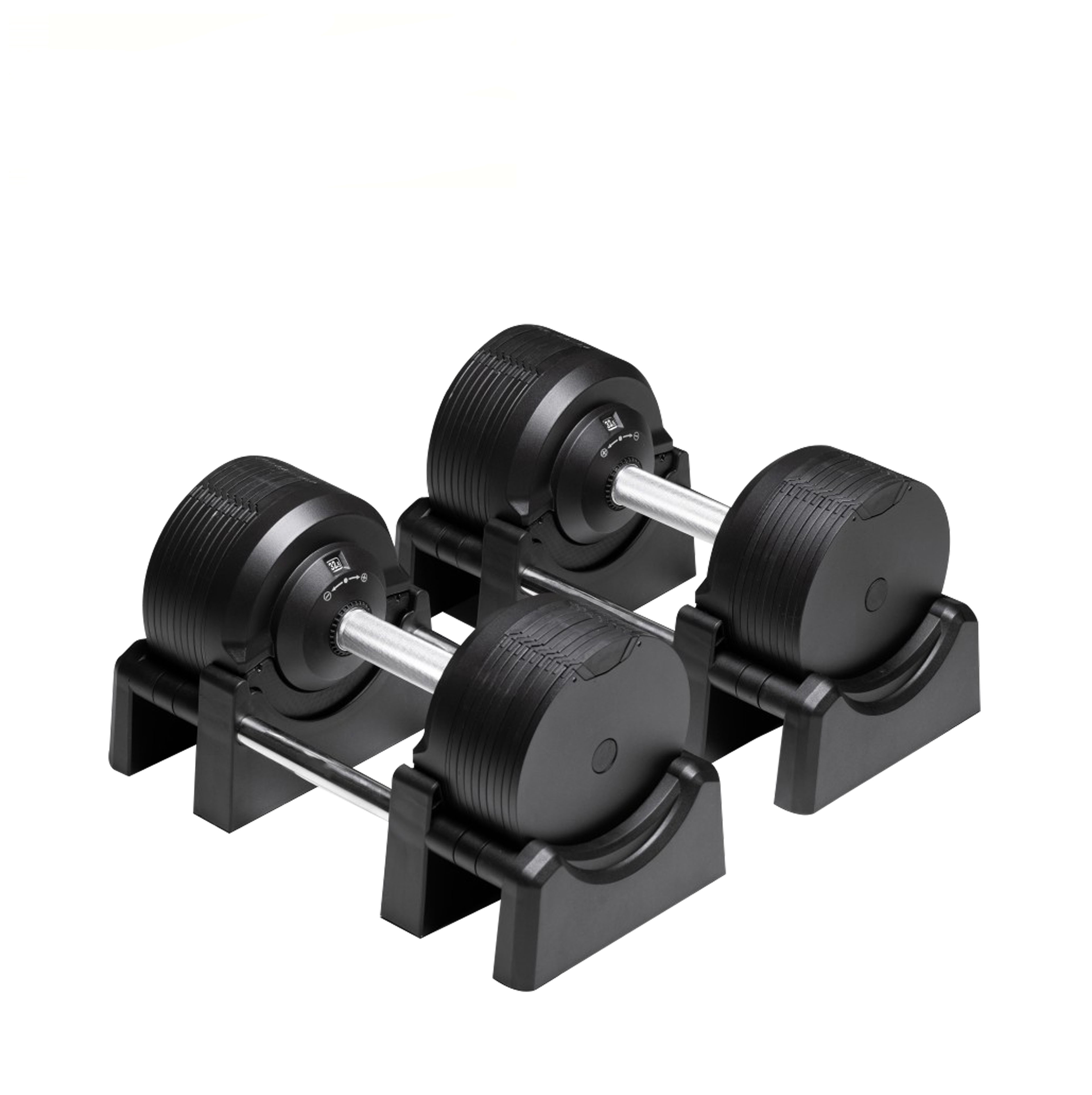 BEAD007 Matt Adjustable Dumbbells 4-32.5kg (pair)