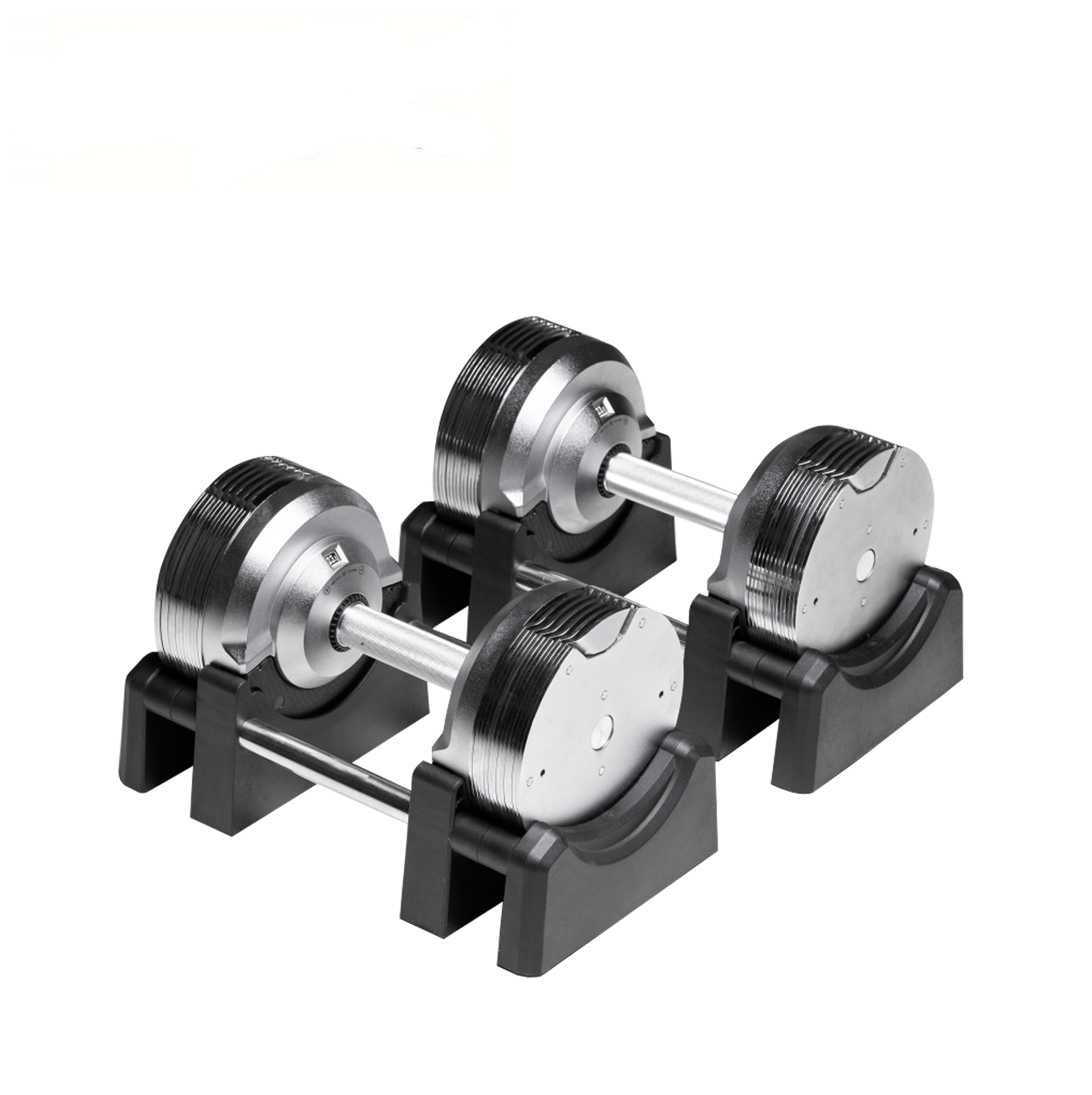 BEAD009 Chromed Adjustable Dumbbells 4-23.5kg (pair)