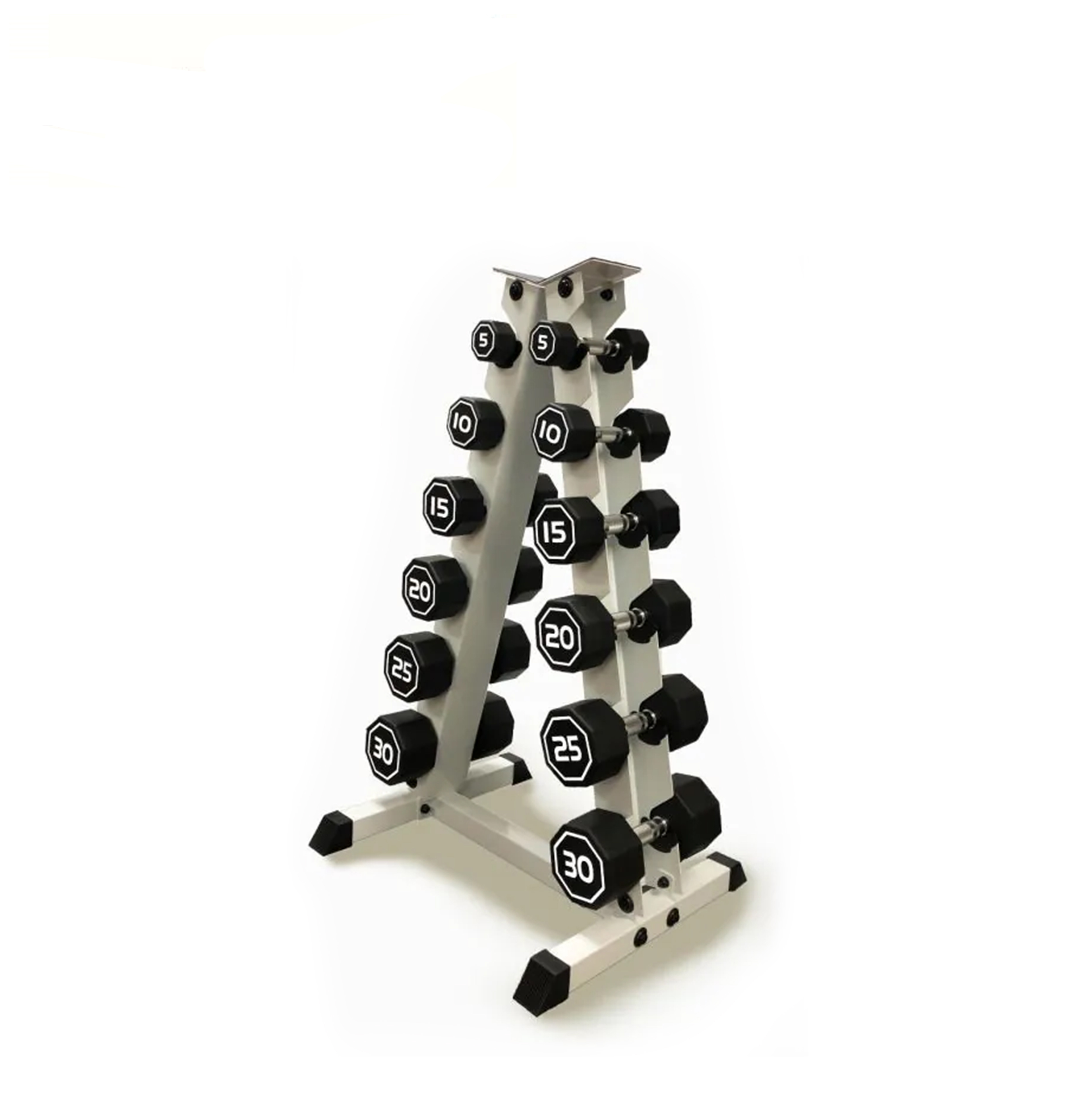 Rubber Coated Octagon Shaped Dumbbells