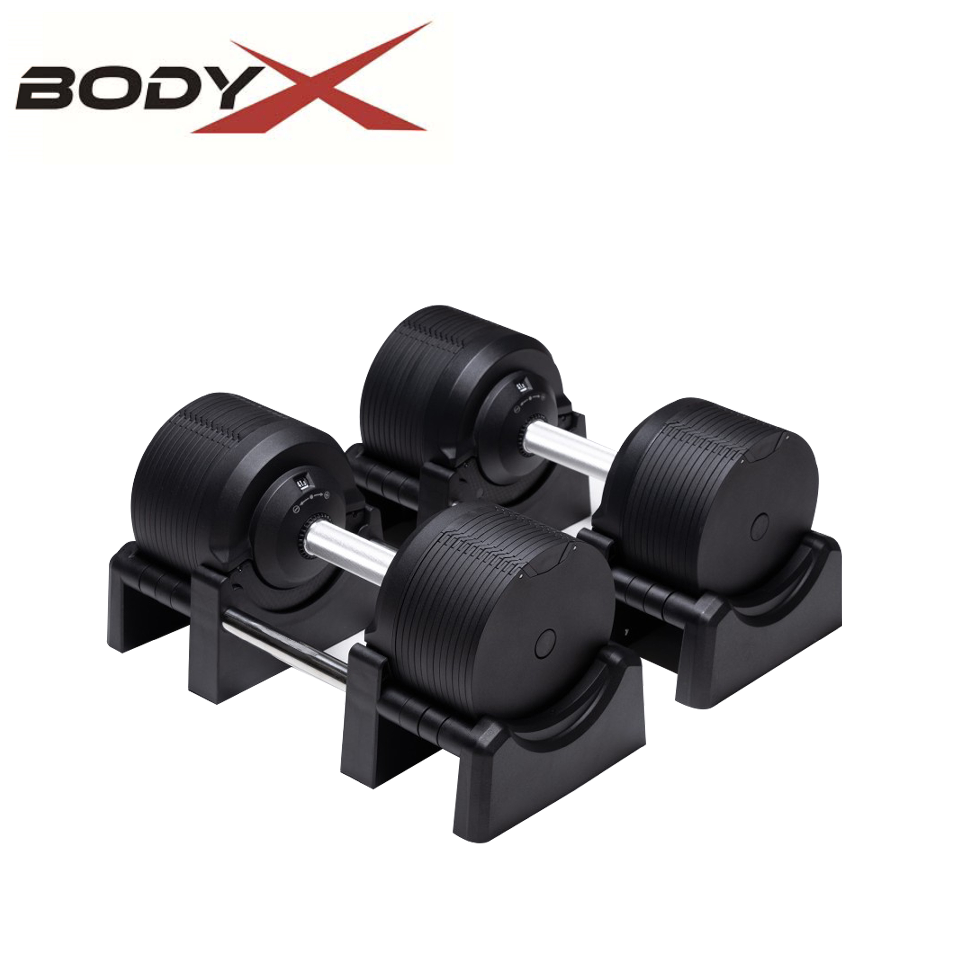 BEAD008 Matt Adjustable Dumbbells 4-41.5kg (pair)