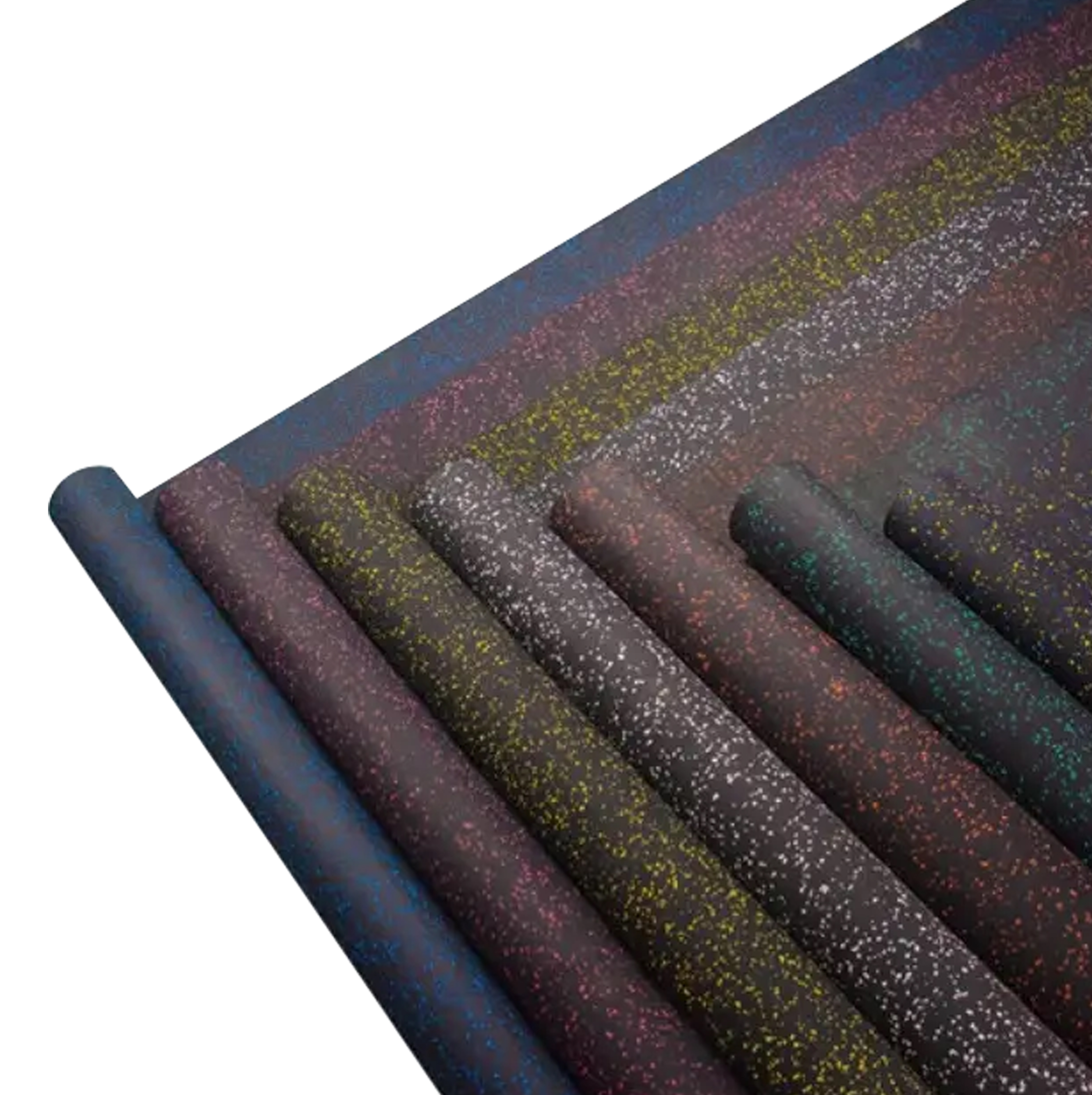 BSA010 Gym Rubber Roll Floor Mat Buffer Floor Shock-Absorbing Sound Insulation Mat