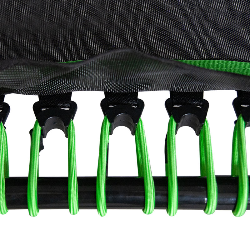 WTF060 Indoor Trampoline with Adjustable Handle Bar Fitness Trampoline Bungee Rebounder Jumping Workout