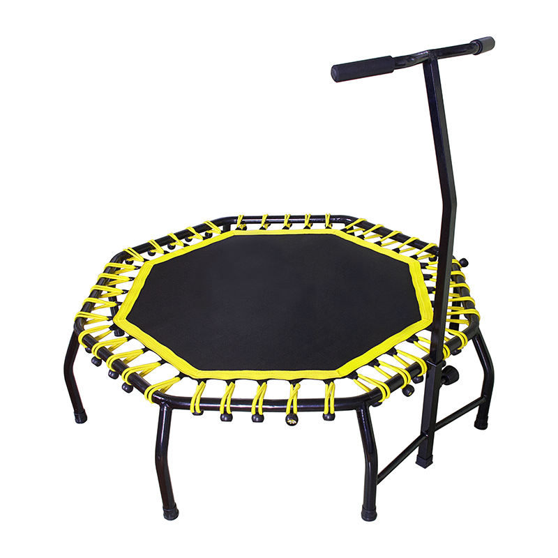 WTF036 High Quality Gym Hexagonal Fitness Mini Yellow Sports Trampoline for Kids or Adults