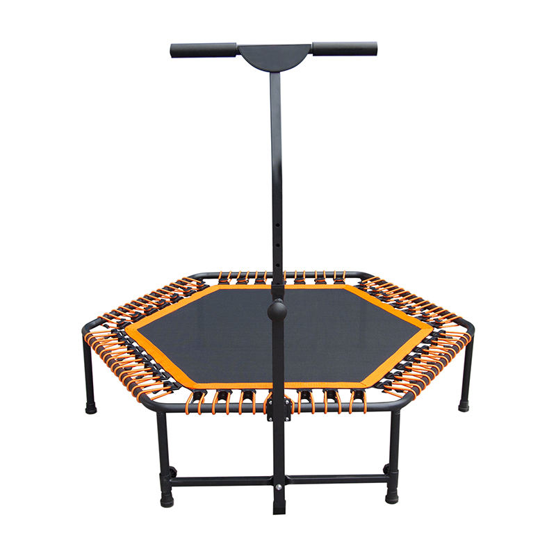 WTF005 2026 New Indoor Home Fitness Durable Trampoline for Adults Exercise Sport Cheap Trampoline Fitness with Handle