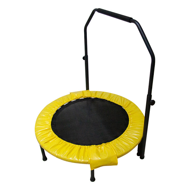 WTM004 Indoor Custom Color 2-way Folding Mini Kids Single Jumping Trampoline with Handle for Children