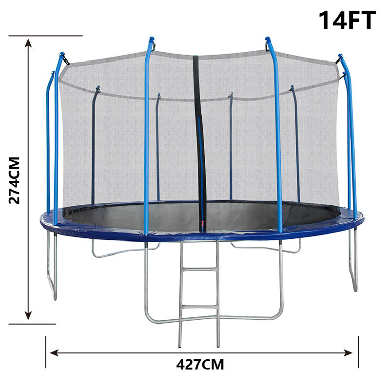 WTC001 New Design Outdoor Spring Round Cama Elastica Trampoline with T Connector for Children