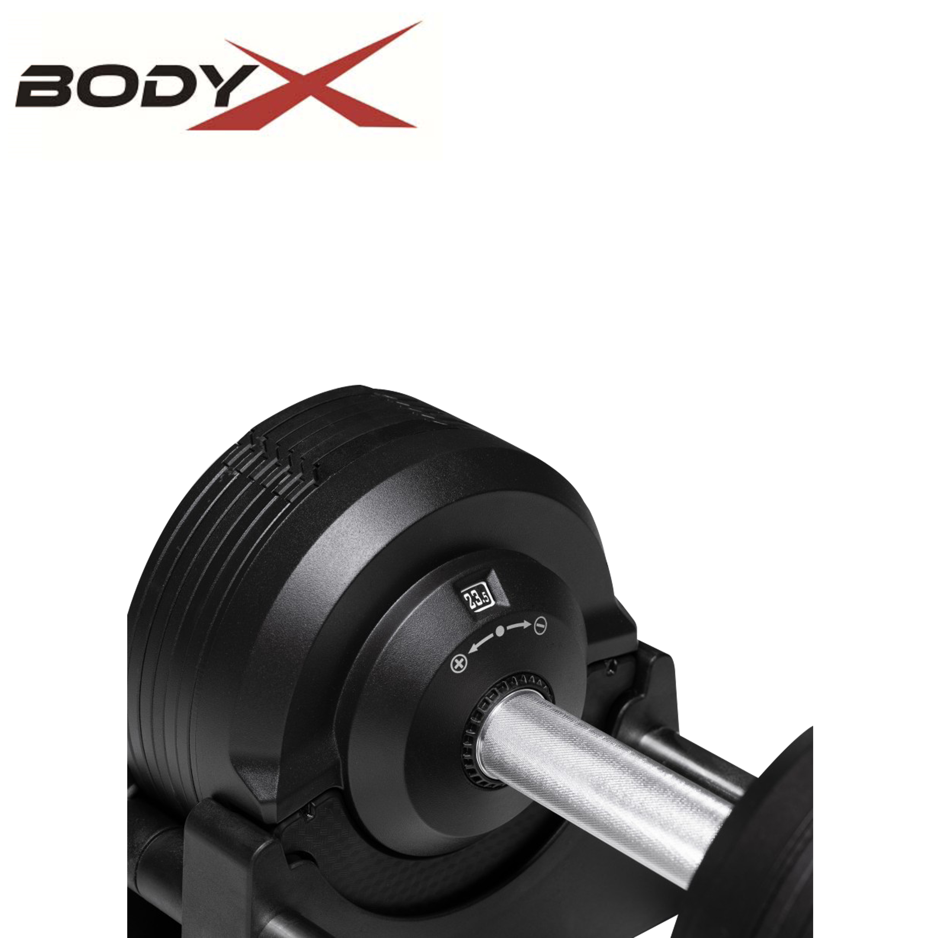 BEAD006 Matt Adjustable Dumbbells 4-23.5kg (pair)