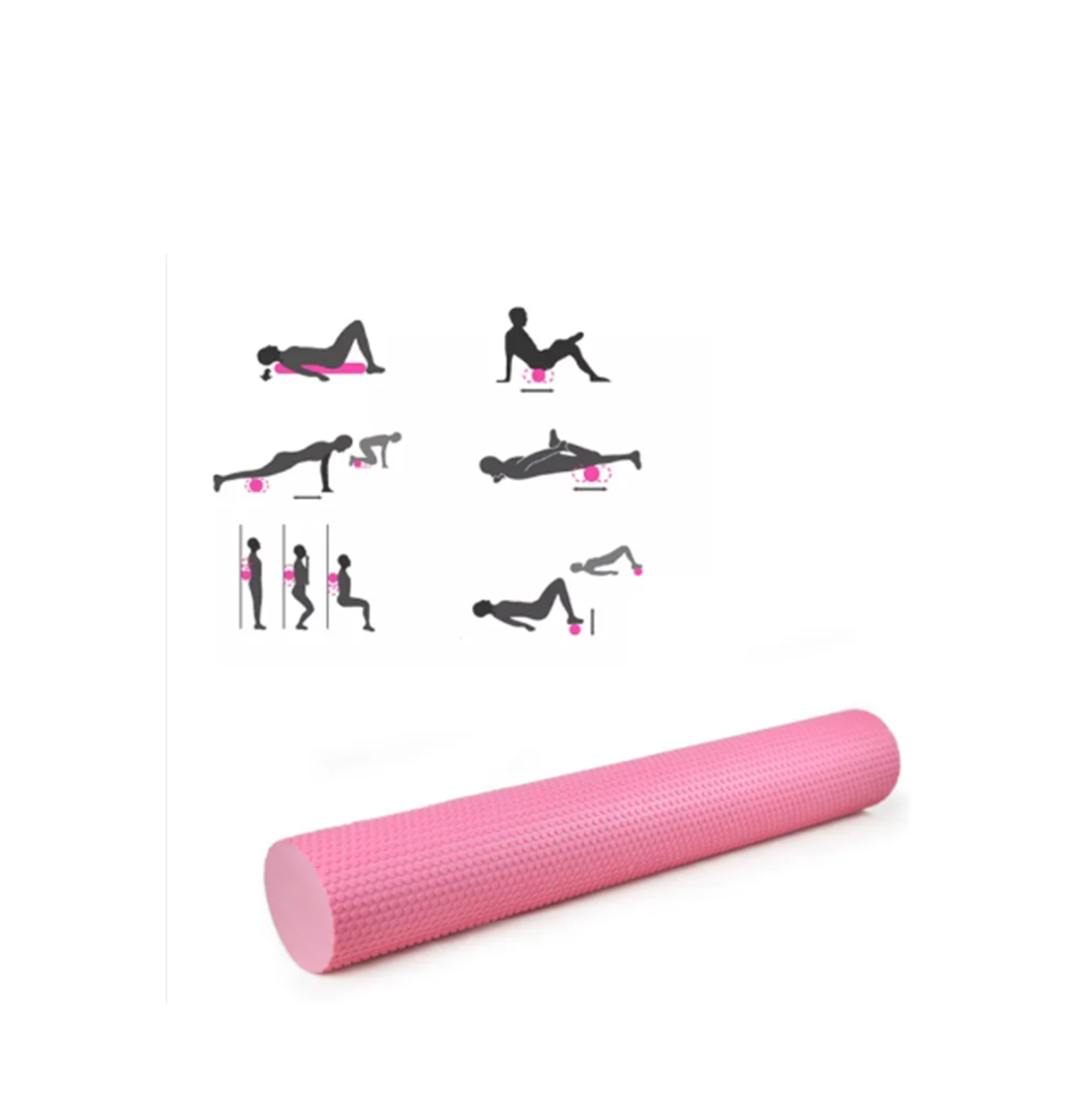 BR368 Foam Roller EVA Floating Point Accupoint Massage Fitness Muscle Tissue Yoga Pilates Rollers 36\18inches