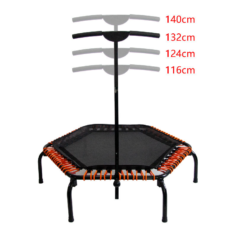 WTF017 Cheap Bodybuilding Home Exercise Indoor Gym Custom Foldable Mini Trampolin Bed Jumping Trampoline Fitness for Adults