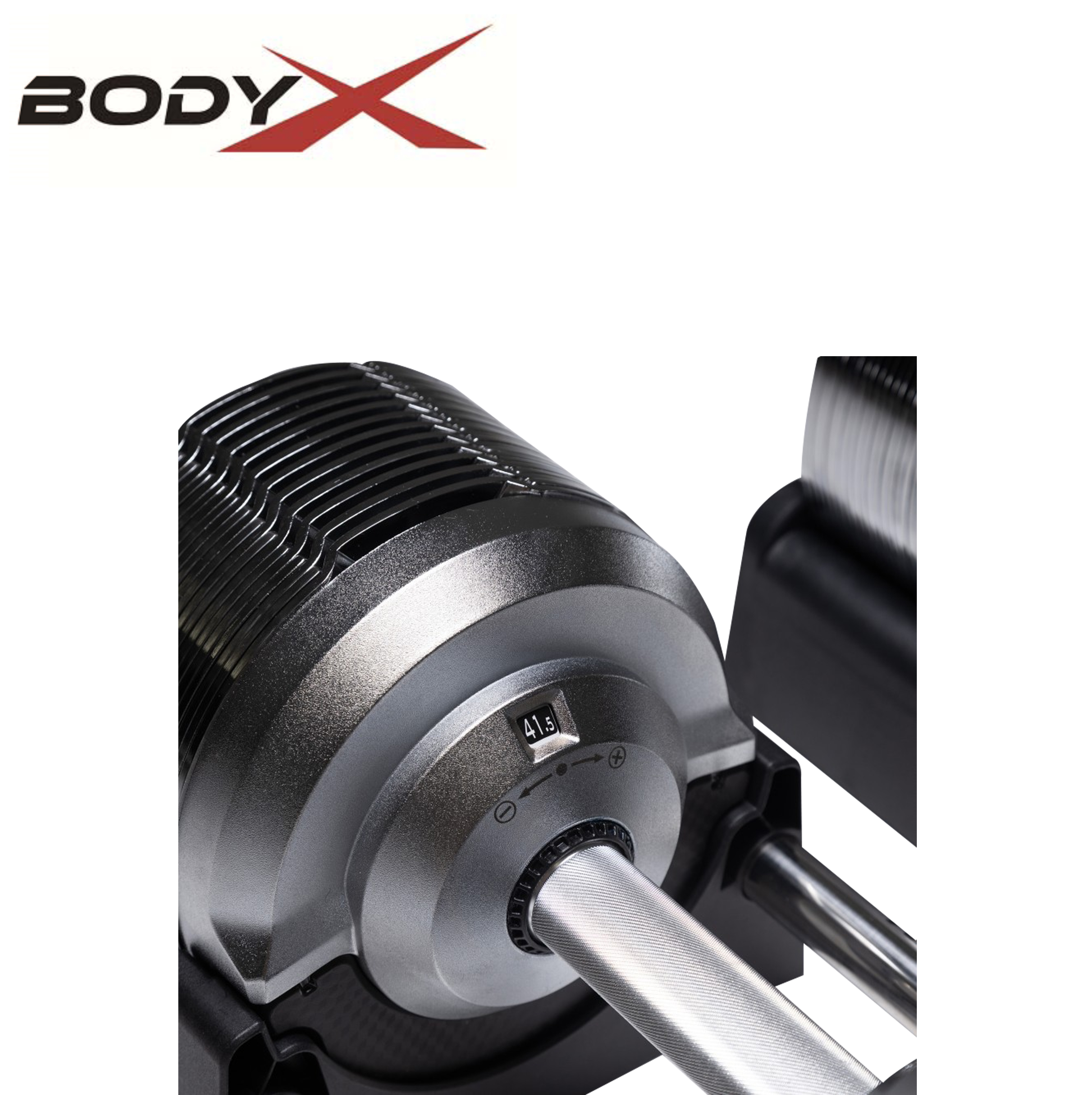 BEAD011 Chromed Adjustable Dumbbells 4-41.5kg (pair)