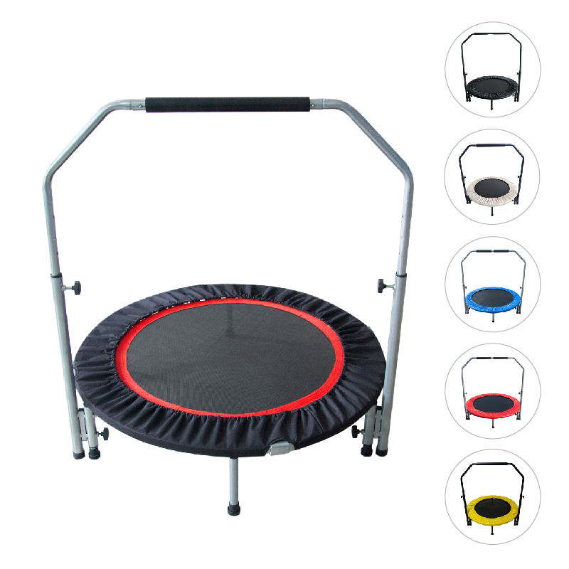 WTF003 2026 Hot Sale Folding Mini Trampoline Fitness Room Indoor Cheap Big Kids Jumping Adults Trampolines
