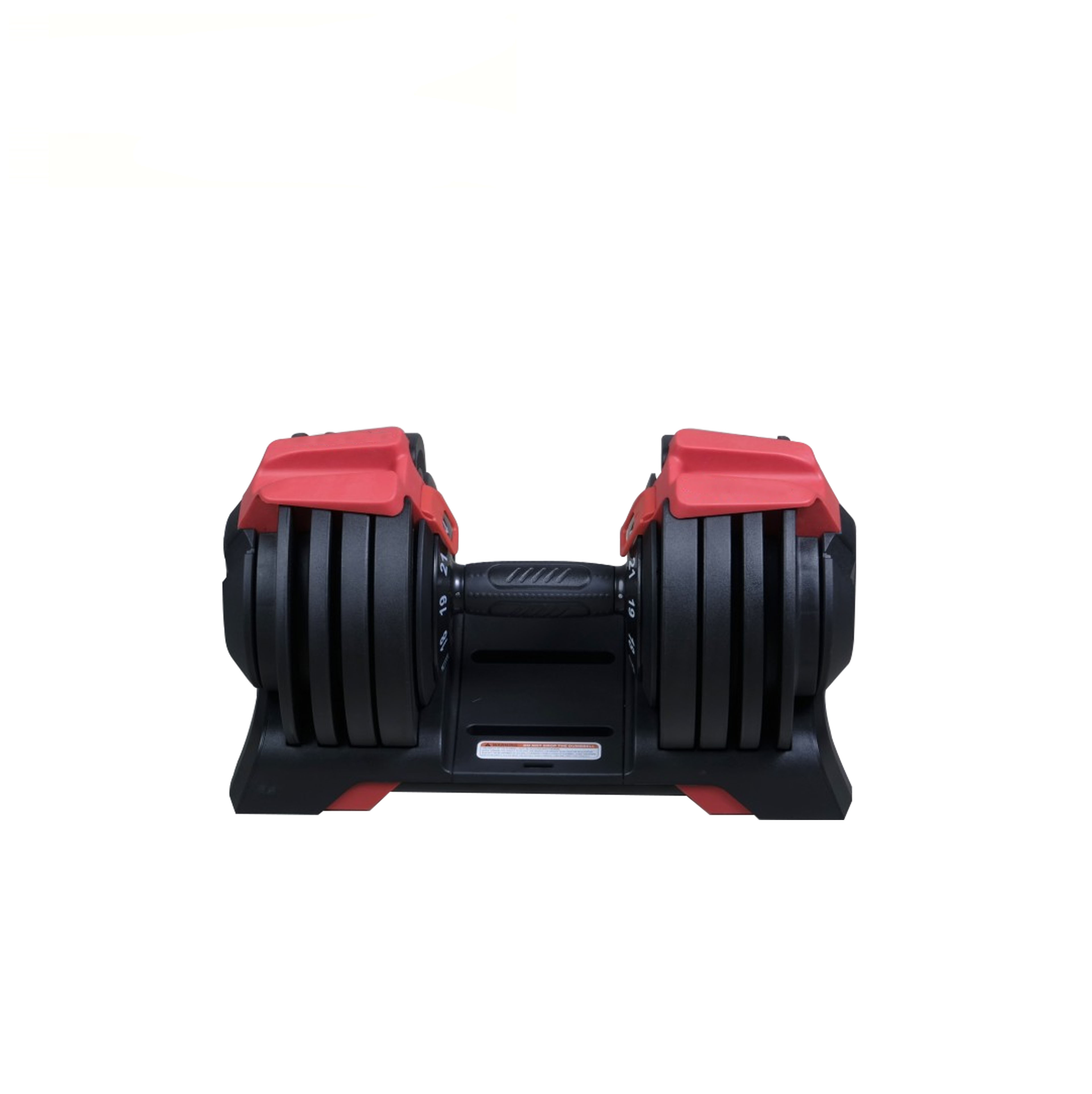 BEAD003 Elite Adjustable Dumbbells 3-24kg Red (pair)