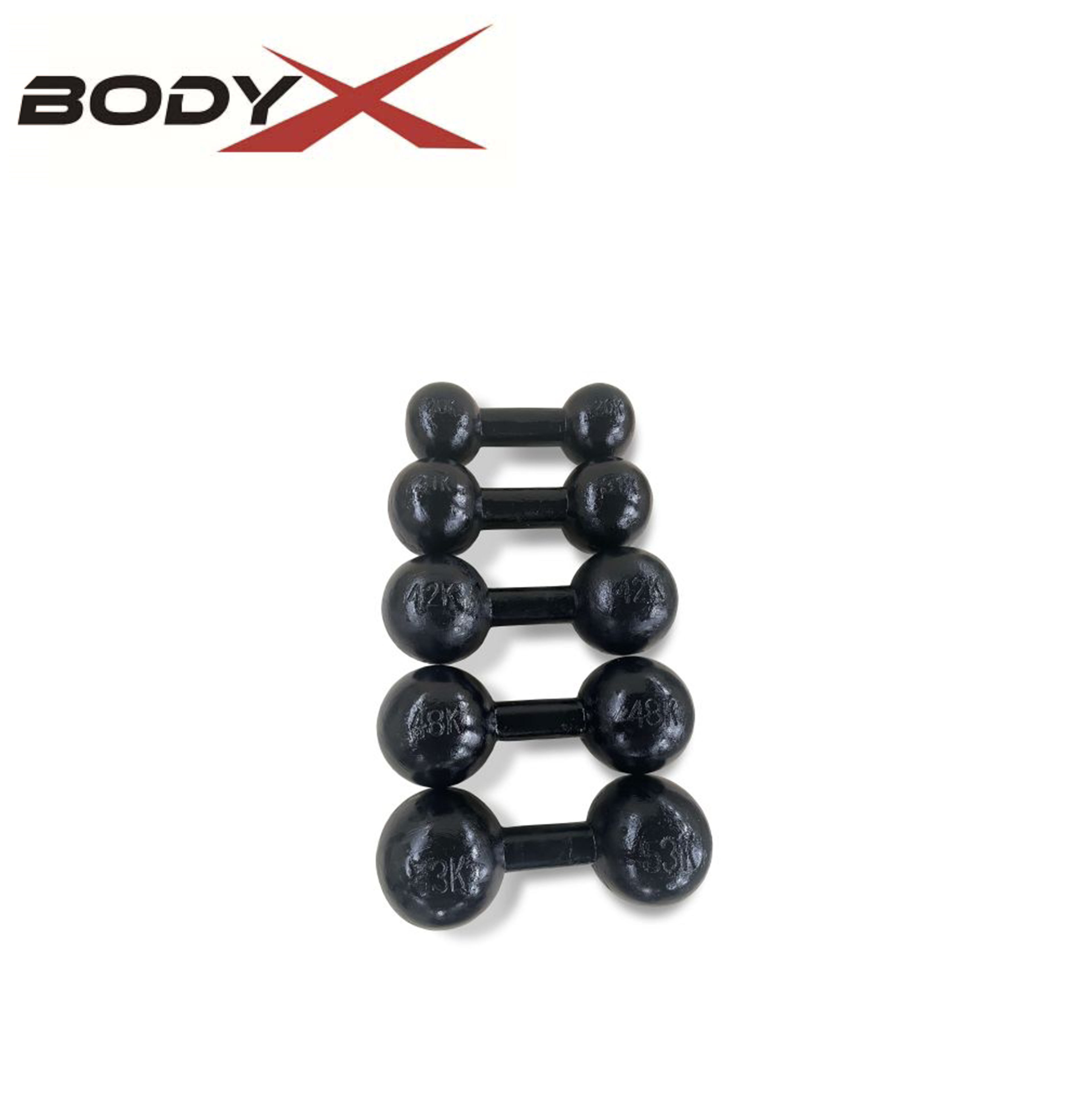 BD135 Dumbbell Set Gym Dumbbells Round Head Cast Iron Dumbbell