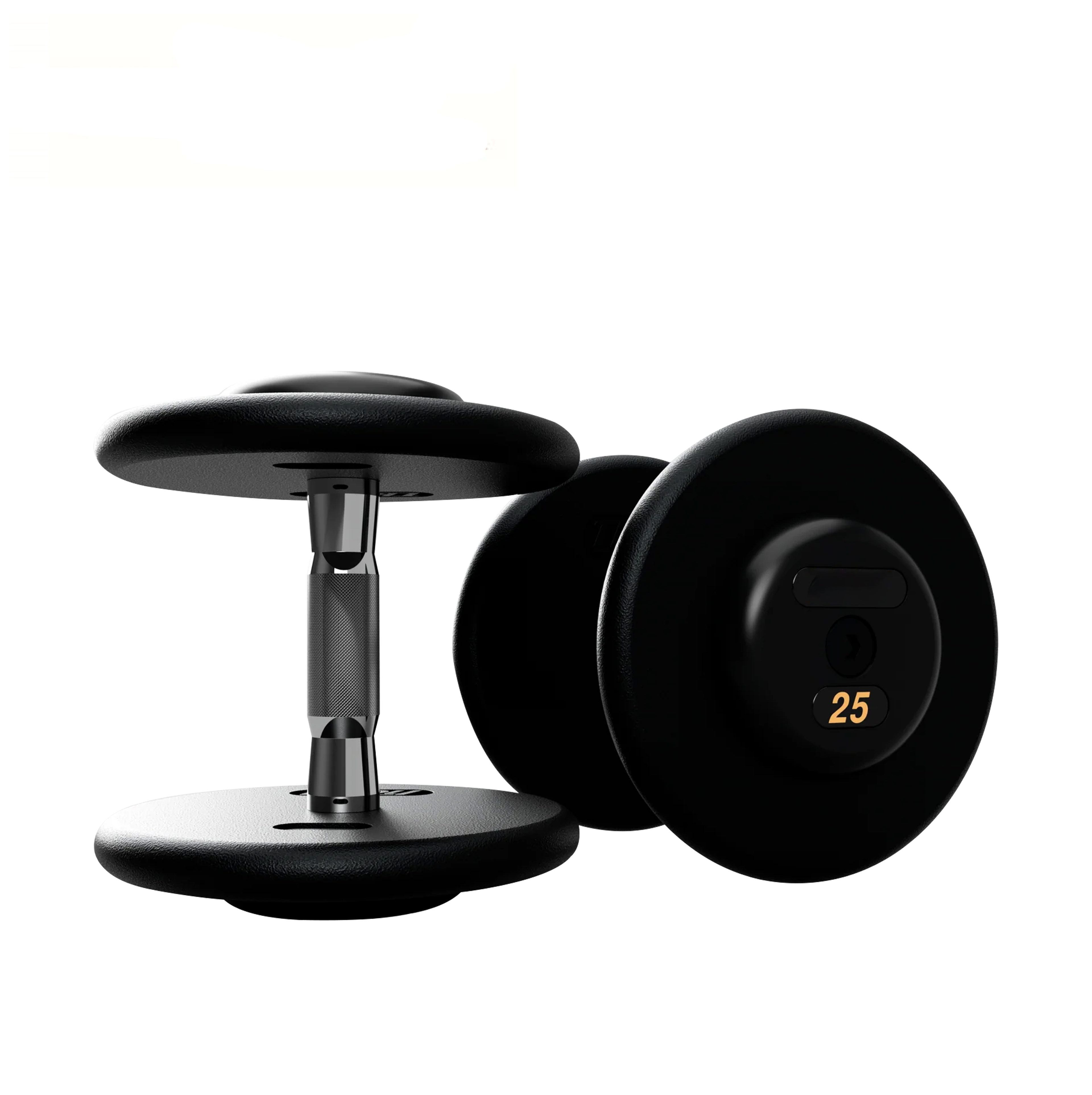 BPFD-005 Pro Style Dumbbells - Black Textured Dumbbell