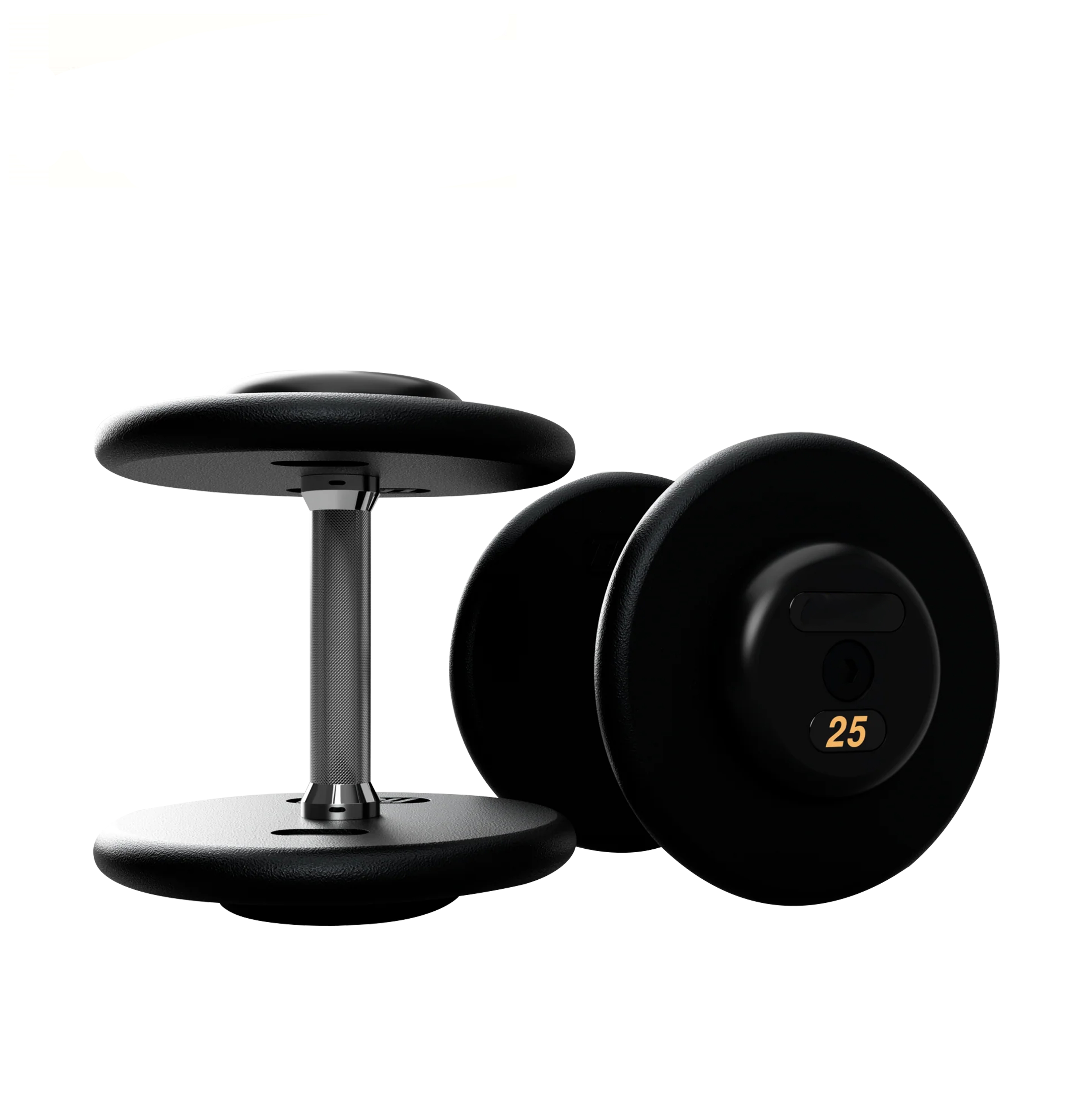 BPFD-005 Pro Style Dumbbells - Black Textured Dumbbell