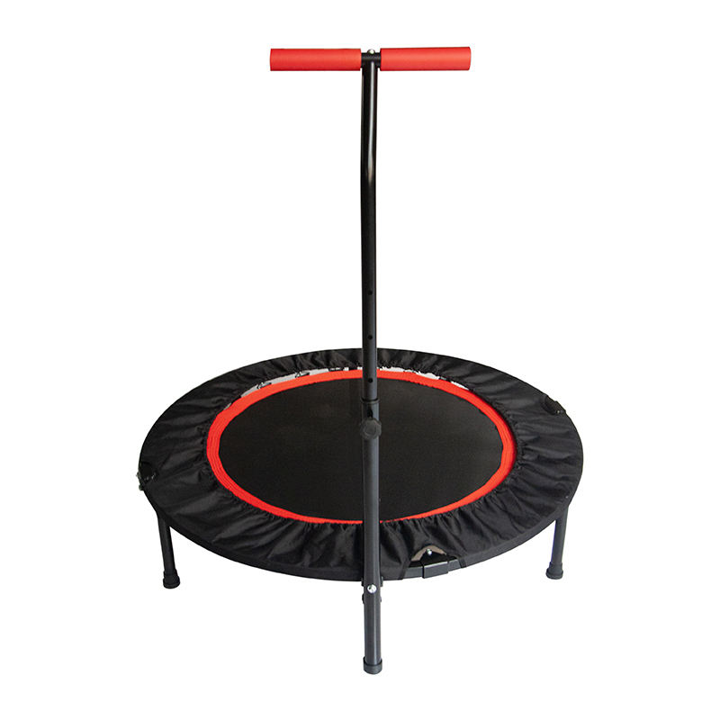 WTF006 Adjustable Handle Indoor Mini Trampoline Jumping Bed Steel Fitness Home Use Exercise Trampoline