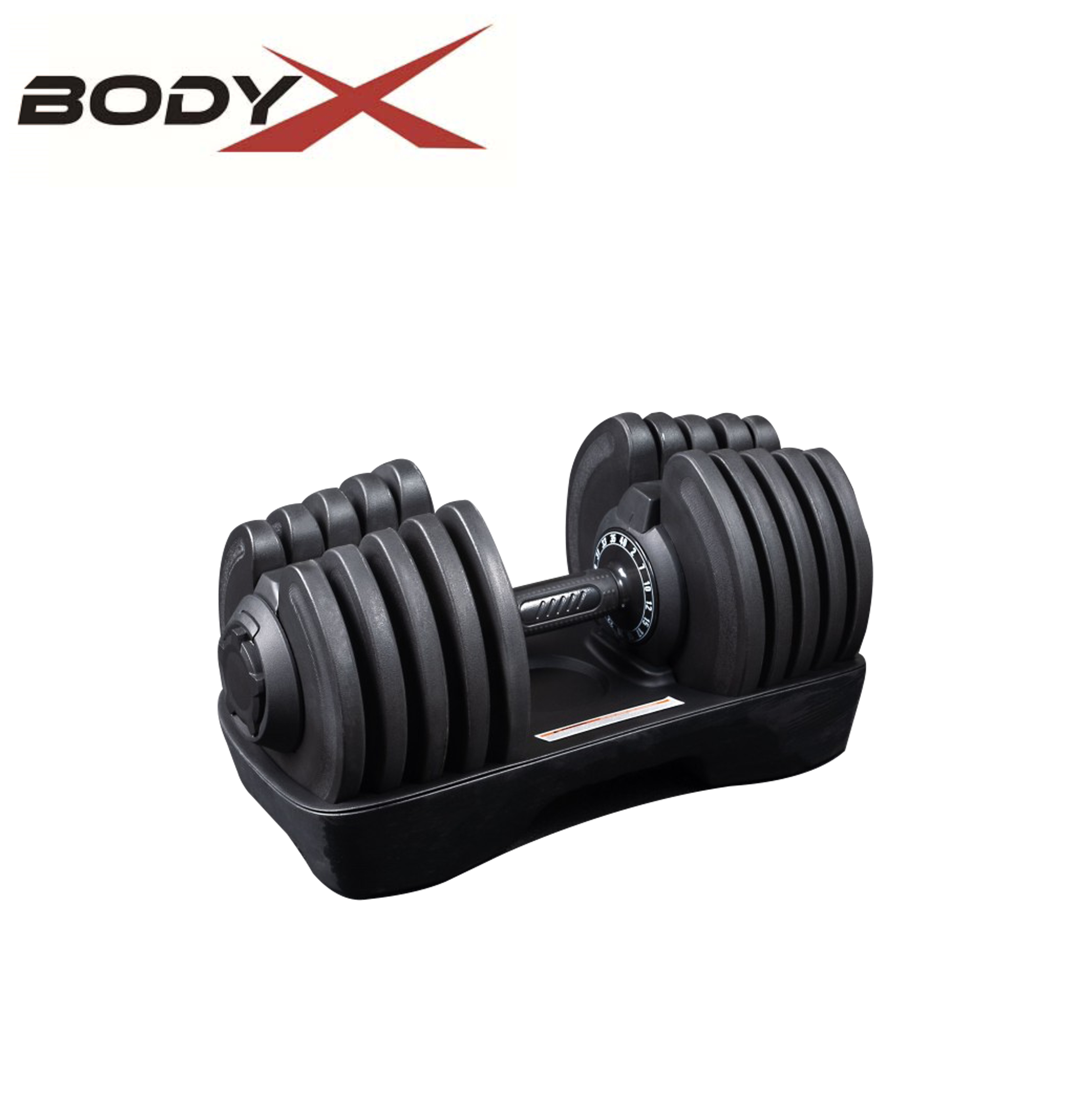 BEAD004 Elite Adjustable Dumbbells 2-40kg Black