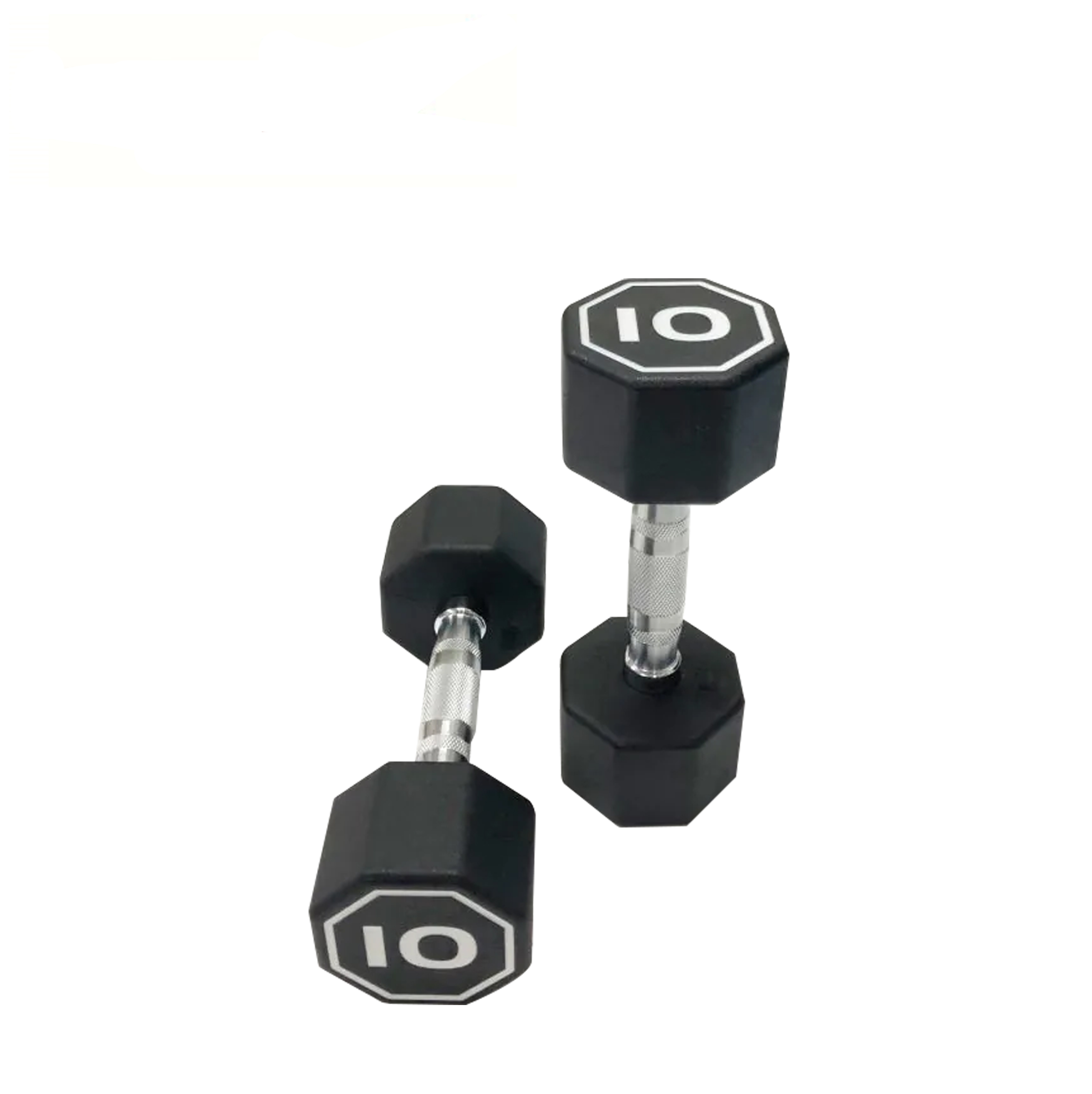 Rubber Coated Octagon Shaped Dumbbells