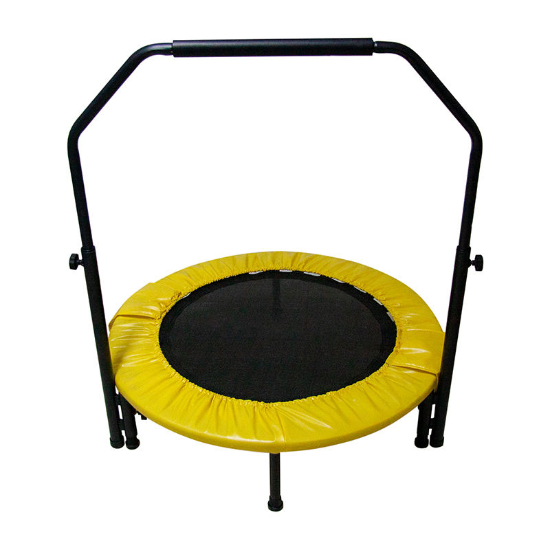 WTM004 Indoor Custom Color 2-way Folding Mini Kids Single Jumping Trampoline with Handle for Children