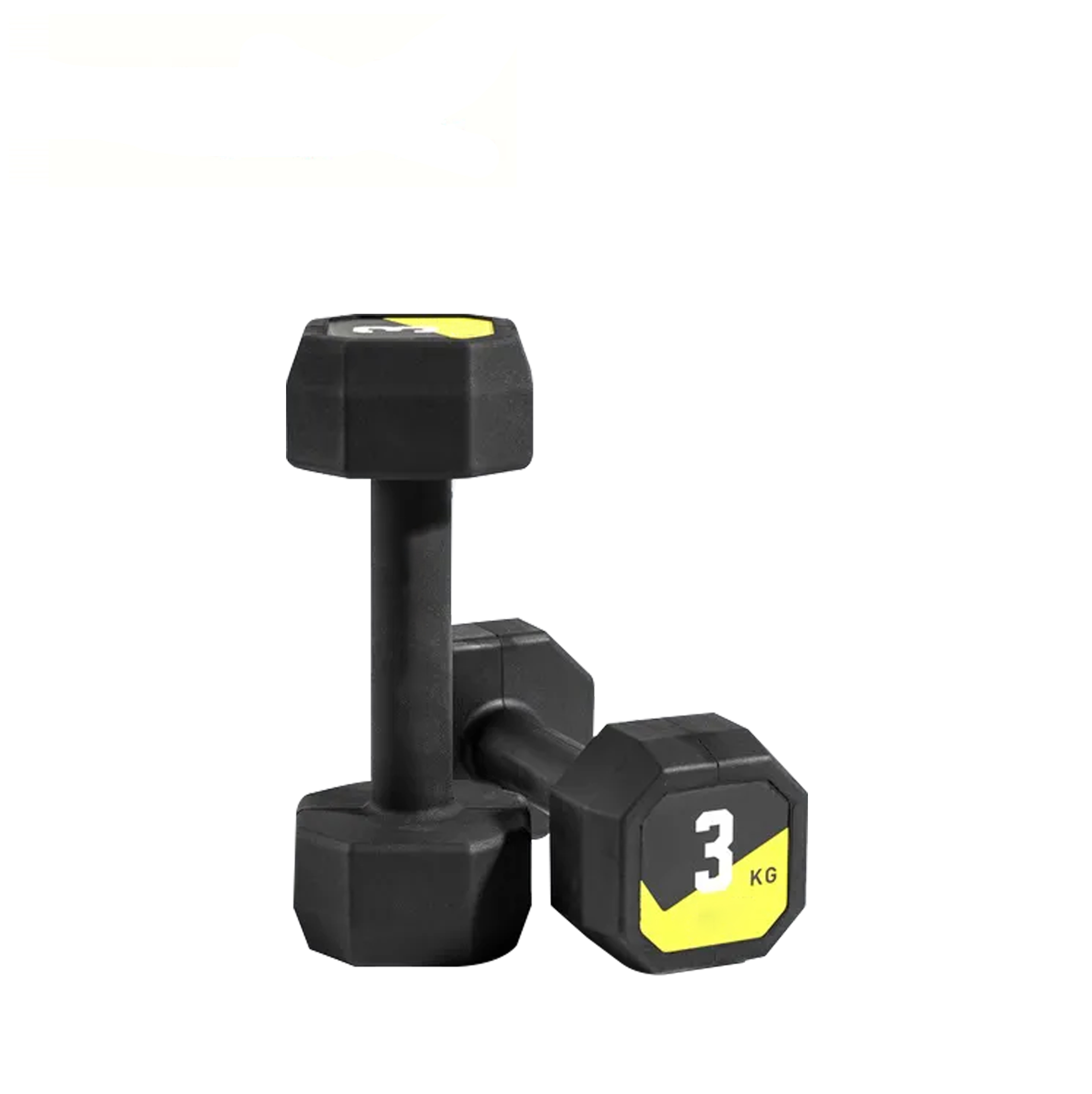 BME-E Octagonal Dumbbell | Rubber Coated | 1 to 10kg | Joinfit Pro