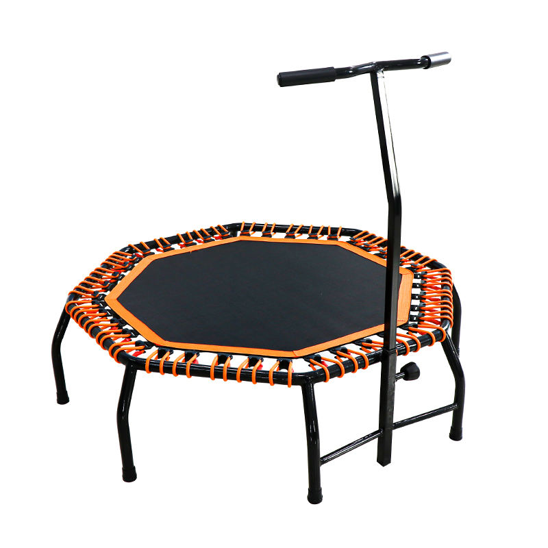 WTF036 High Quality Gym Hexagonal Fitness Mini Yellow Sports Trampoline for Kids or Adults