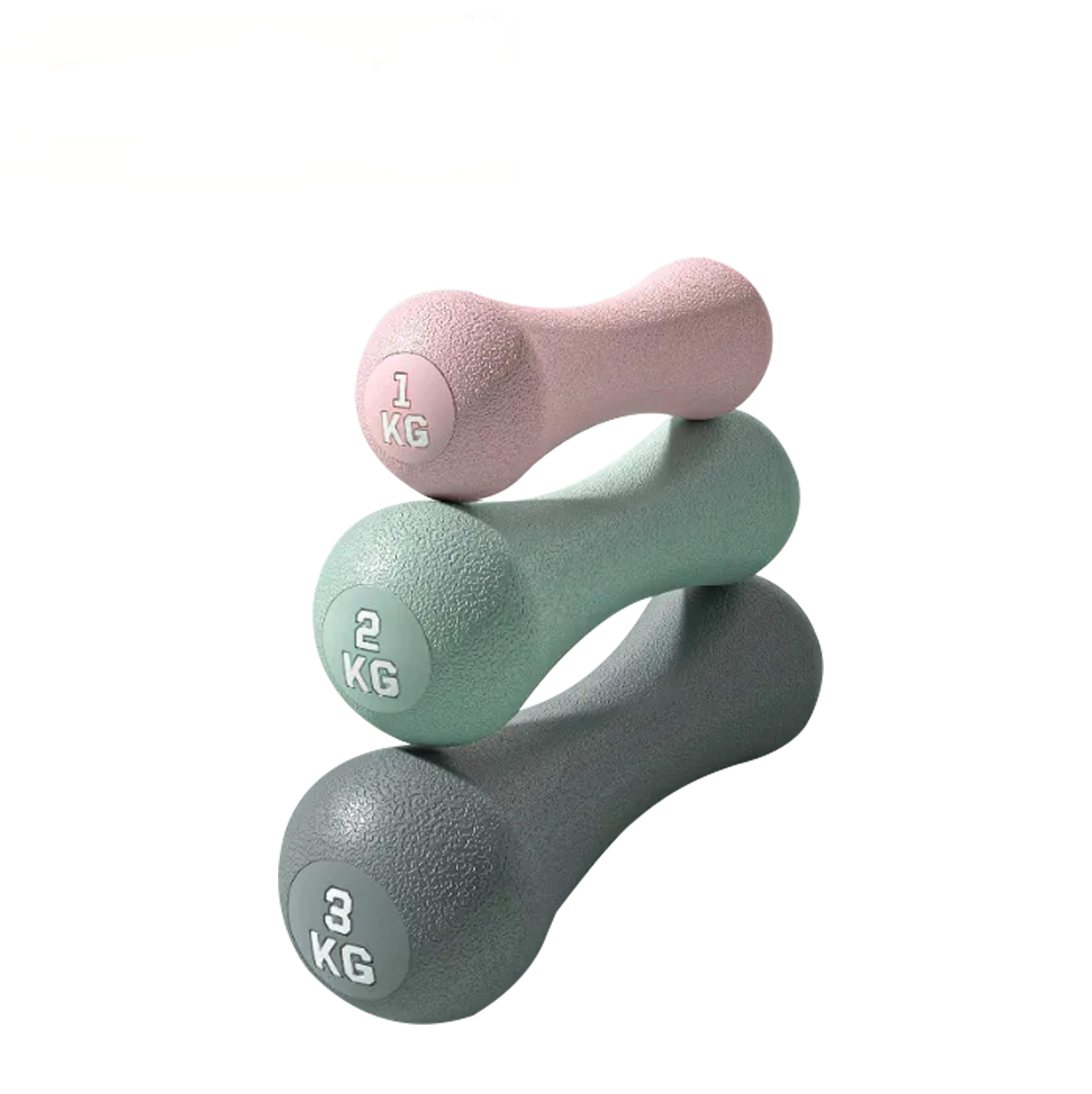 BV008 Small Dumbbell | Lady Dumbbell | Sweat & Slip Resistant | Bone Shape 