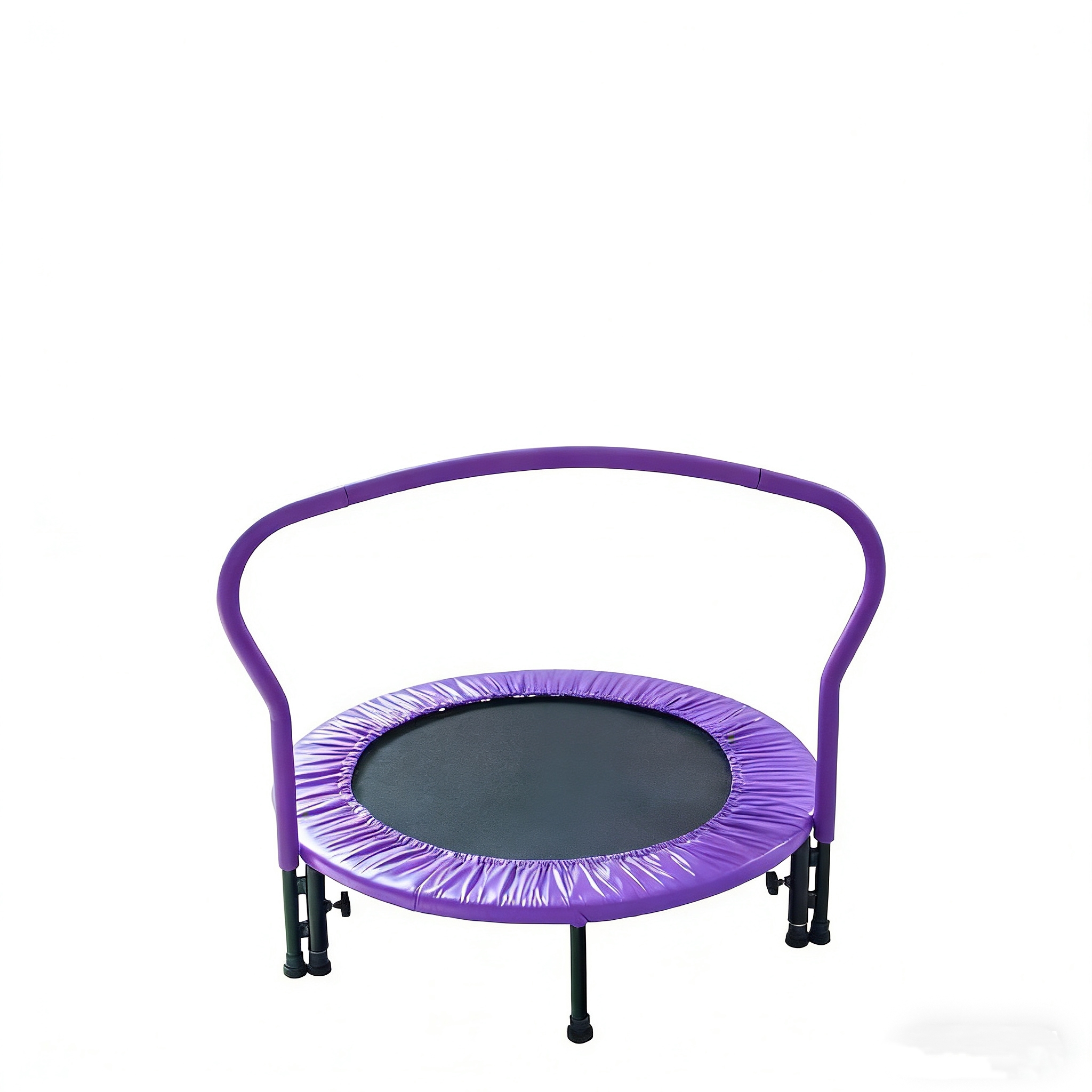 WTM002 Indoor Eco-friendly Safety Mini Kids Trampoline With Handle Bar