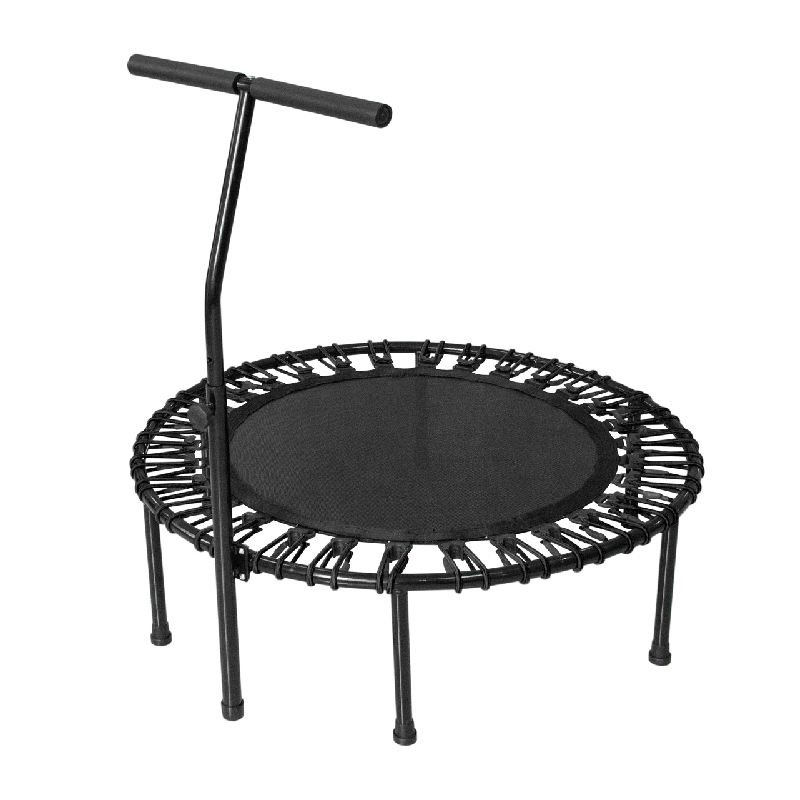 WTF022 Home Indoor Kids Popular 40 Inch Mini Exercise Fitness Elastic Rope Springfree Trampoline Rebounder with Handle for Kids