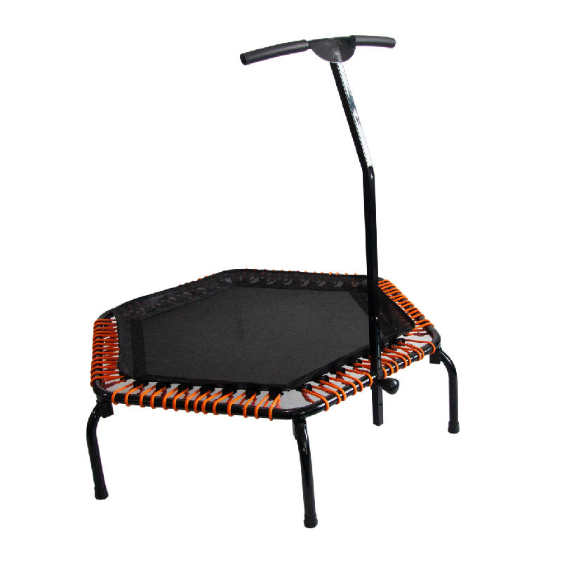WTF017 Cheap Bodybuilding Home Exercise Indoor Gym Custom Foldable Mini Trampolin Bed Jumping Trampoline Fitness for Adults
