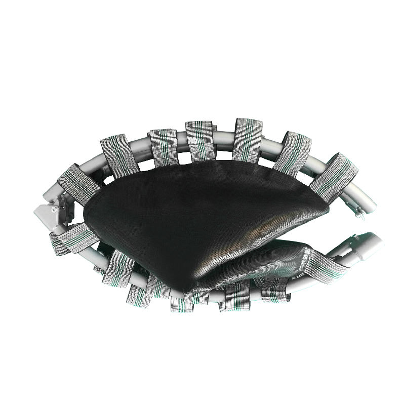 WTM005 Commercial Children's Single Trampoline Child Jumping Bed Indoor Foldable Bungee Bounce Trampoline Bed with Handrail