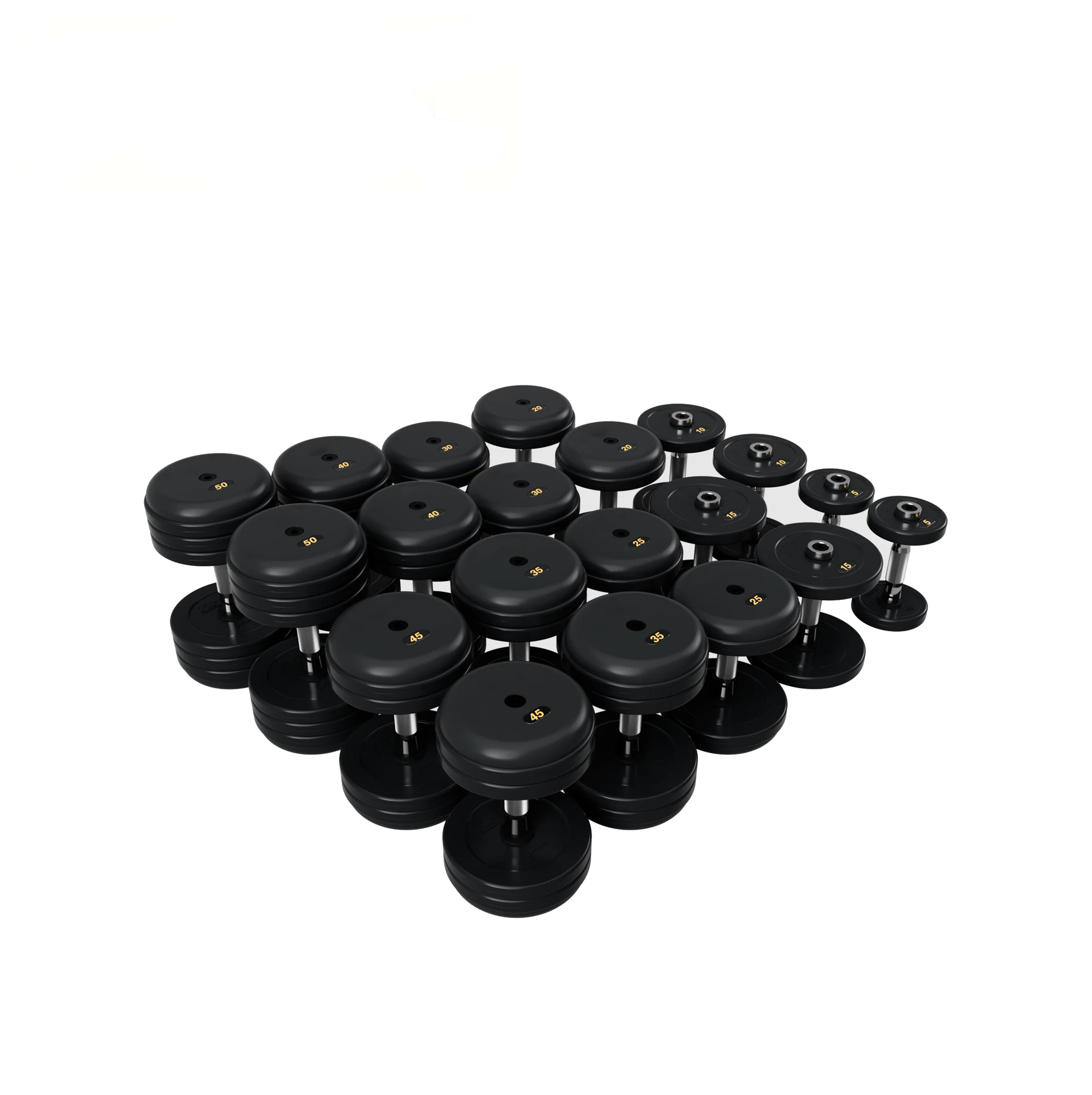 BRUFD-005 Pro Style Dumbbells - Rubber Encased