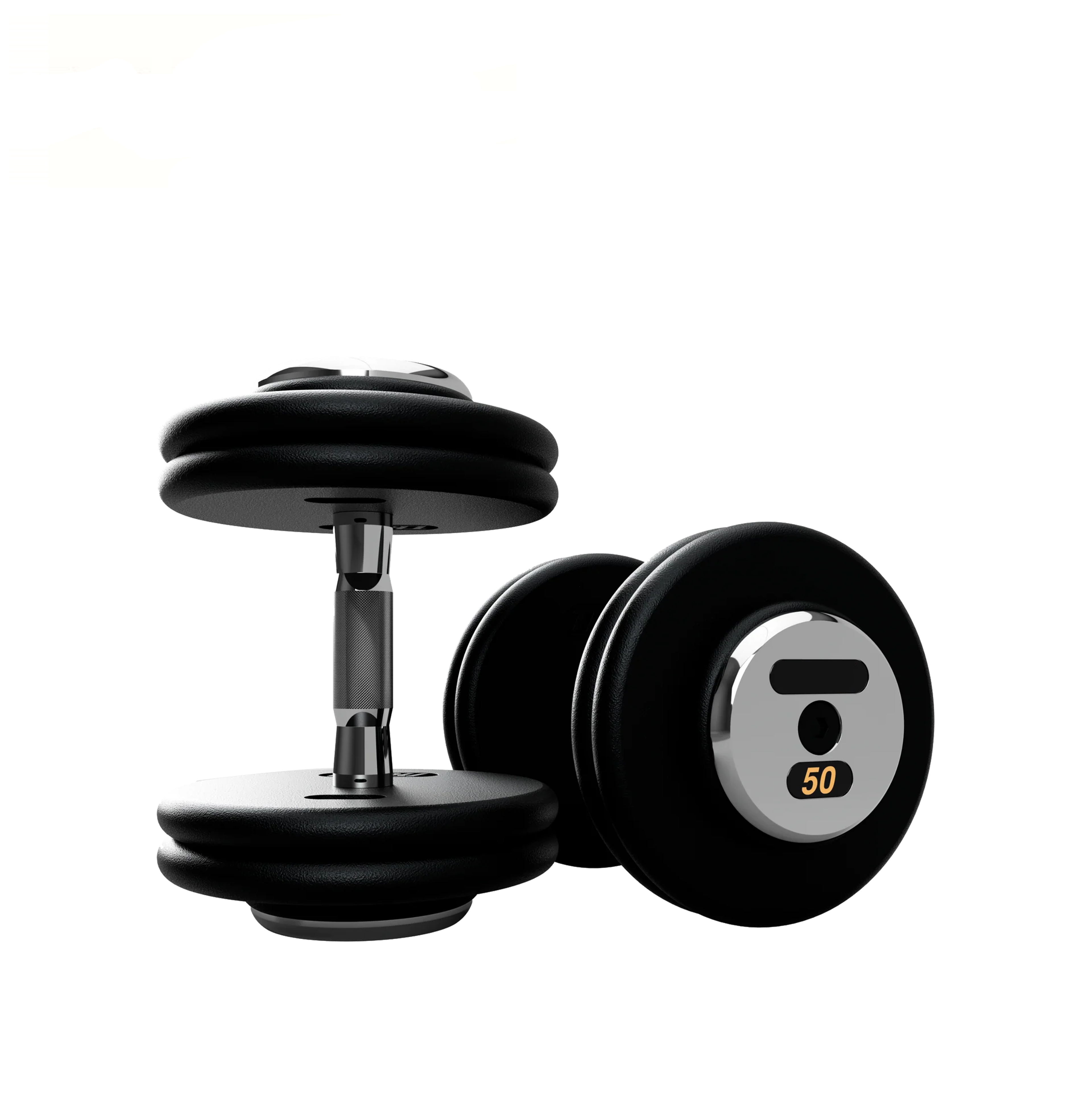 BPFDC-005 Pro Style Dumbbells - Black Textured