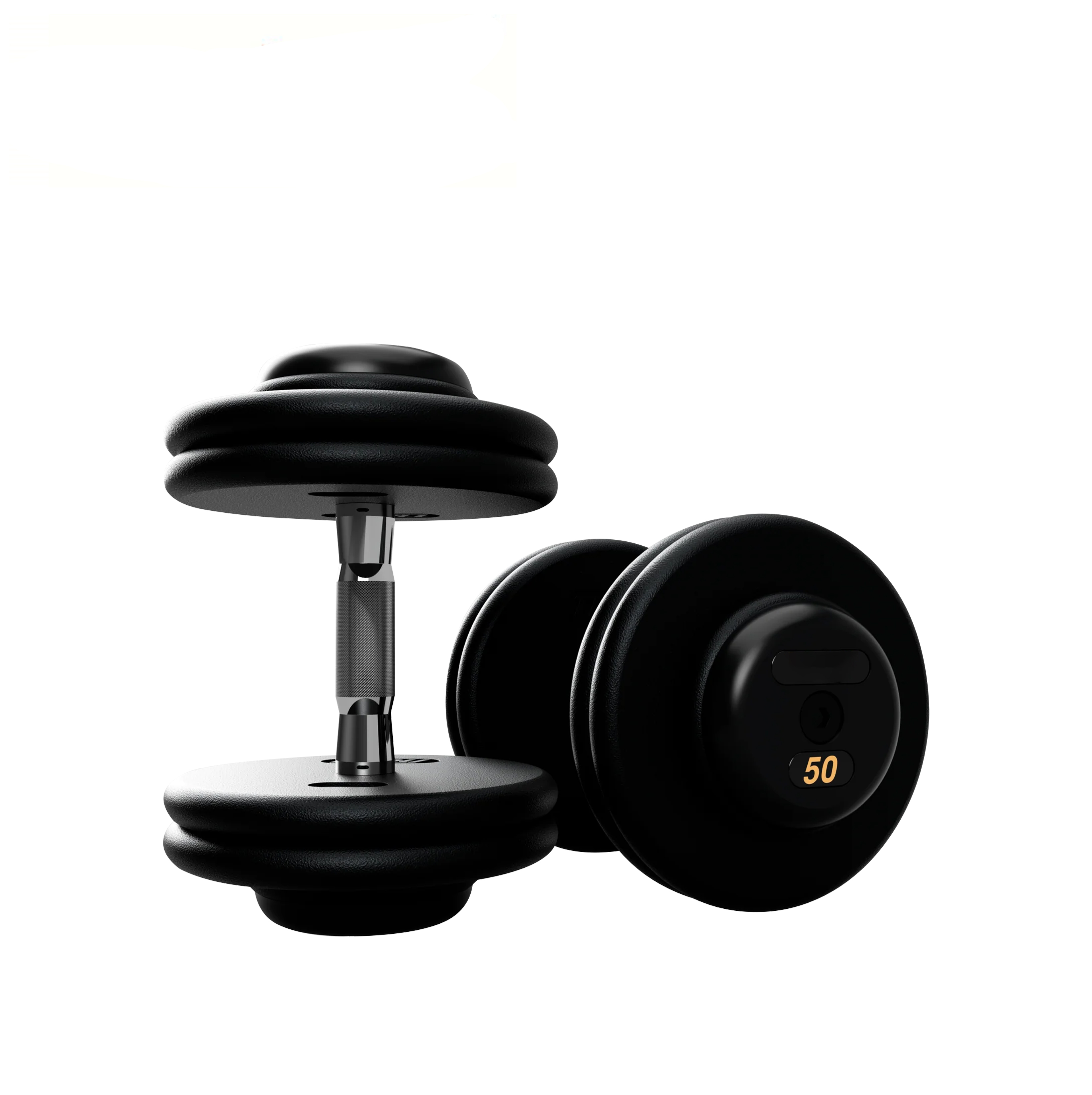 BPFD-005 Pro Style Dumbbells - Black Textured Dumbbell