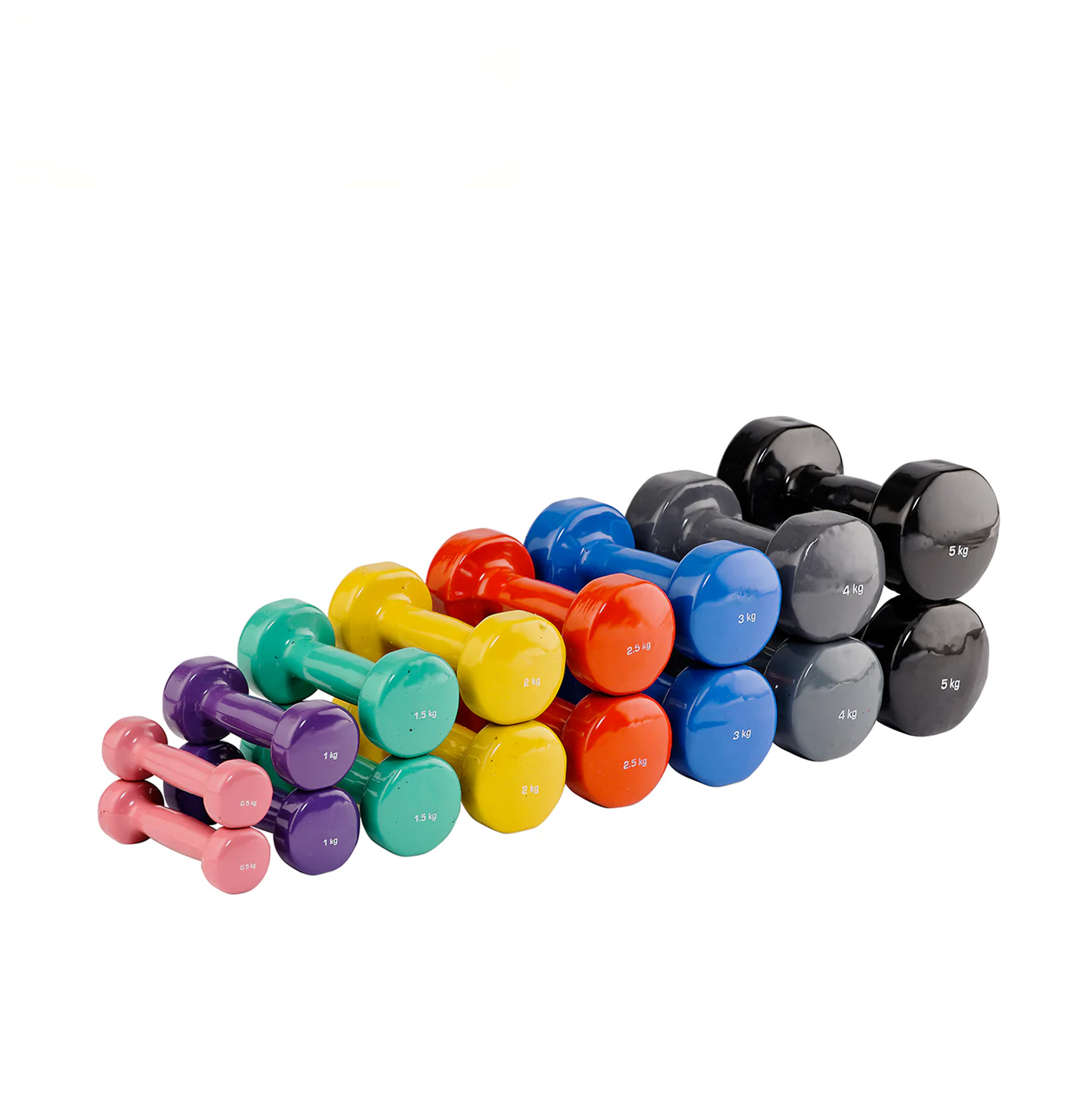 BV020 Fitness Vinyl Dipped Dumbbells (Fitbells)
