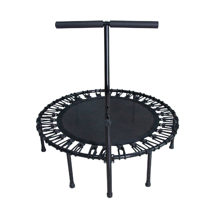WTF022 Home Indoor Kids Popular 40 Inch Mini Exercise Fitness Elastic Rope Springfree Trampoline Rebounder with Handle for Kids