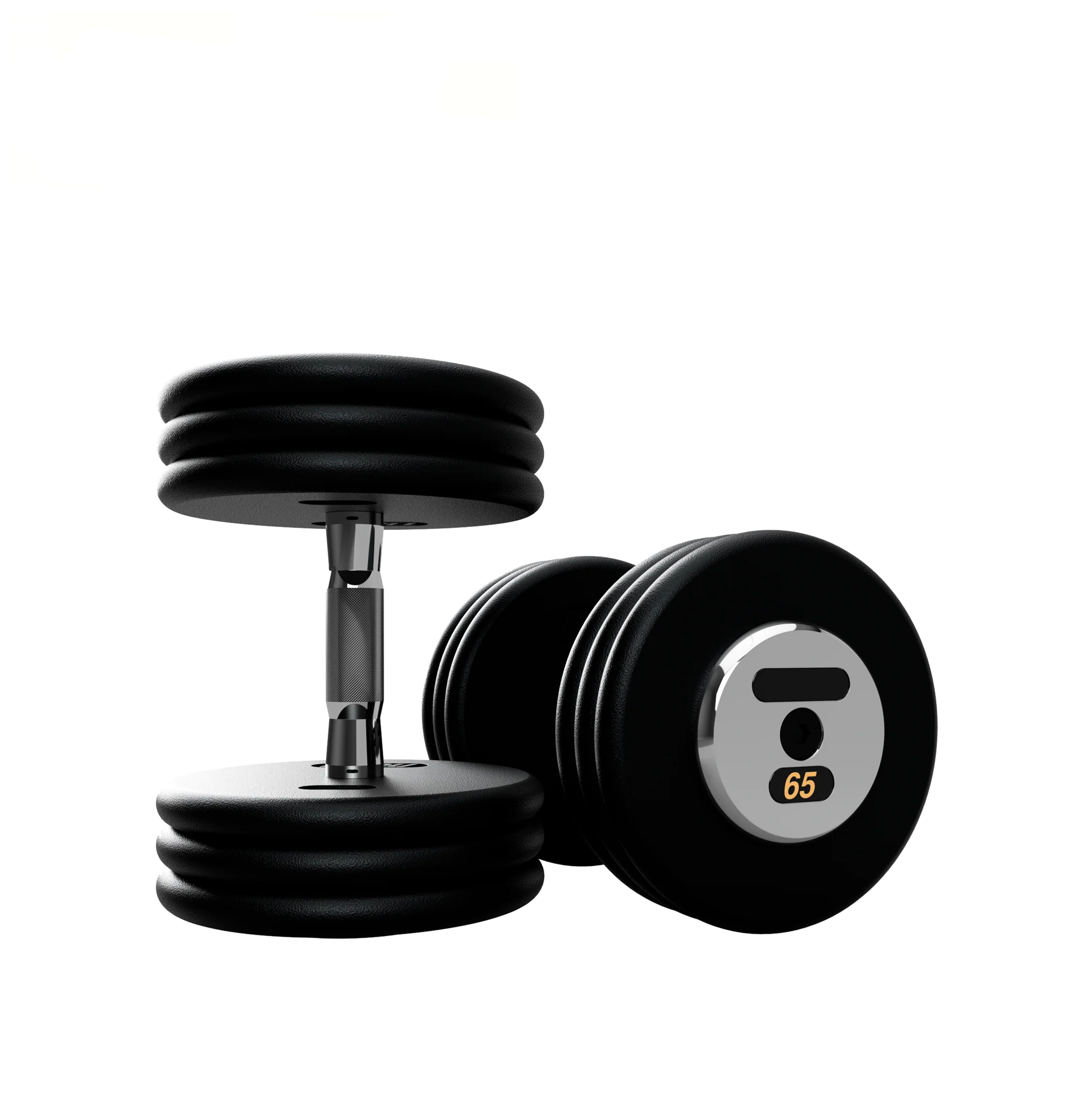 BPFDC-005 Pro Style Dumbbells - Black Textured