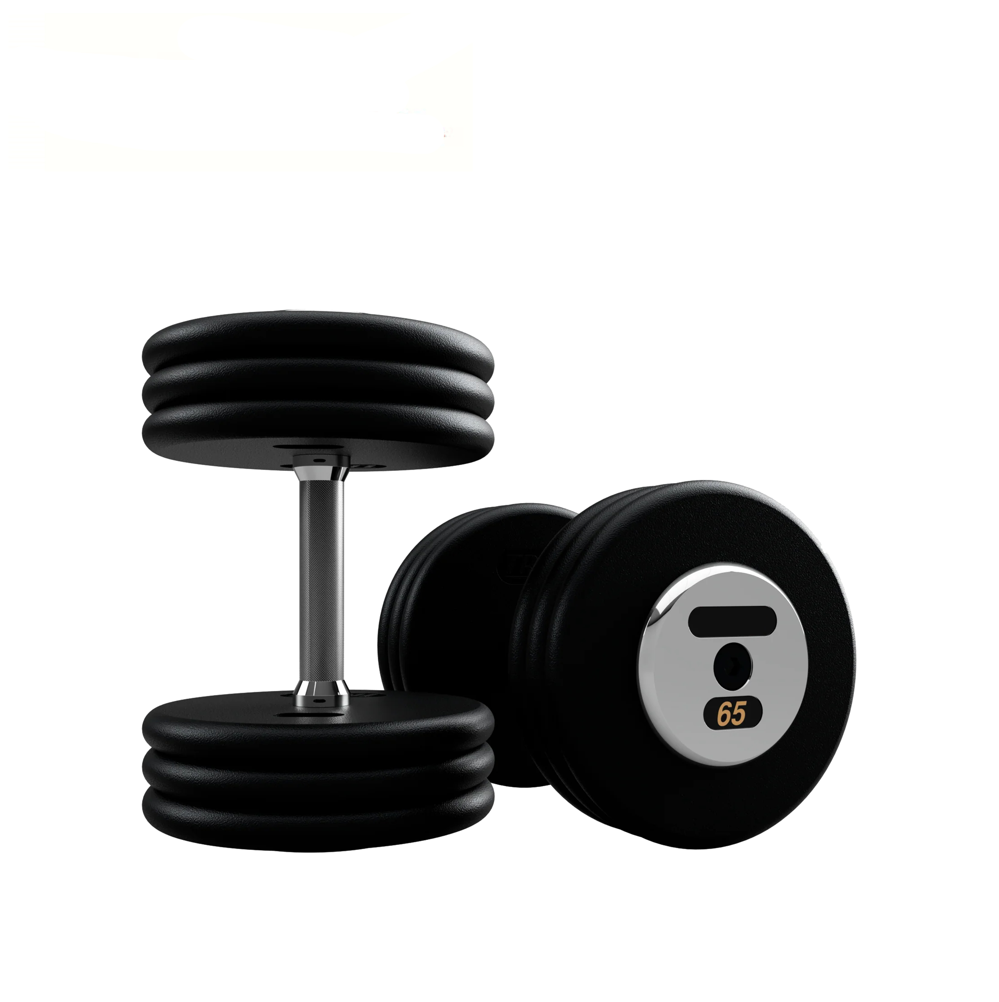 BPFDC-005 Pro Style Dumbbells - Black Textured