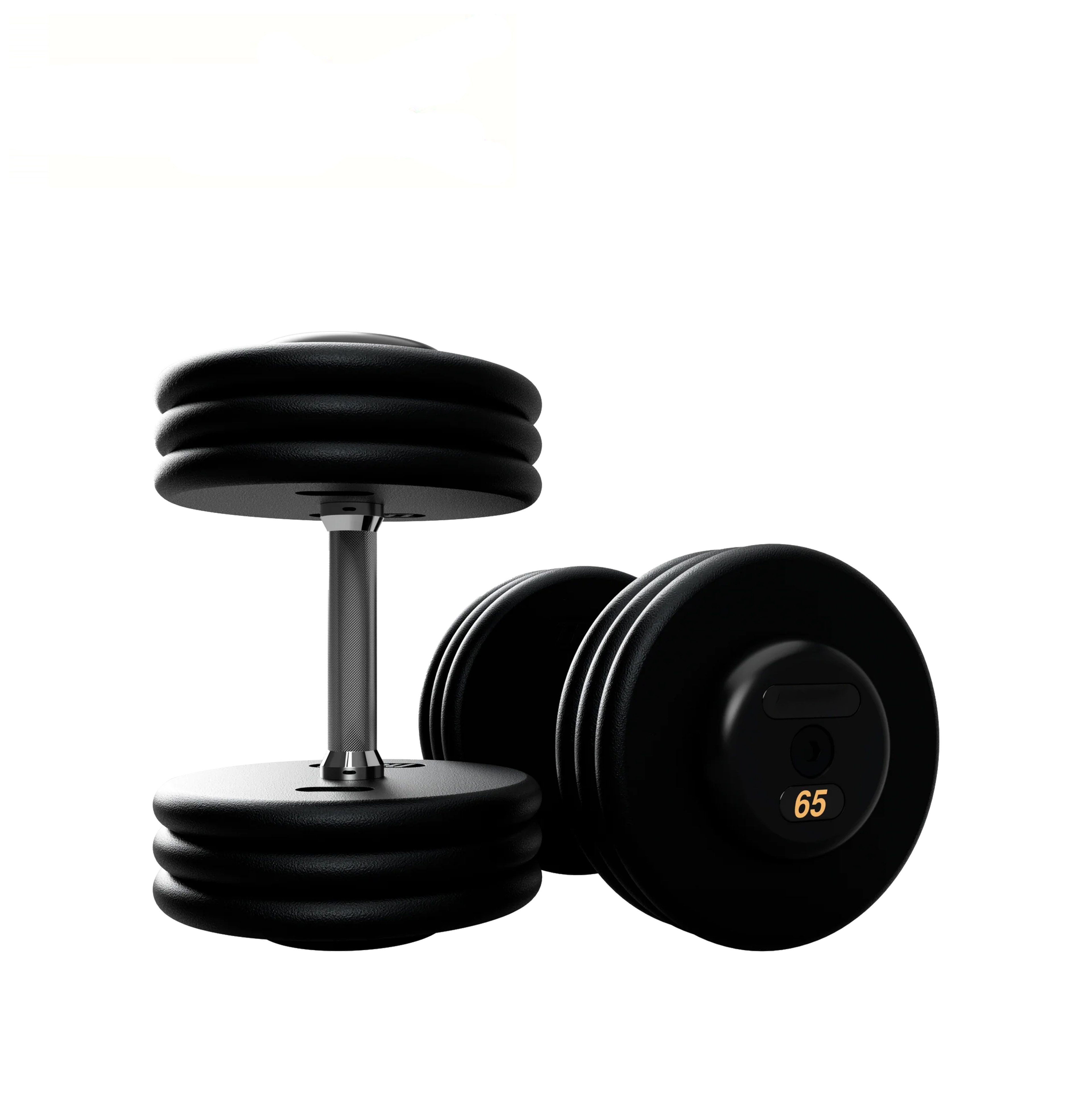 BPFD-005 Pro Style Dumbbells - Black Textured Dumbbell
