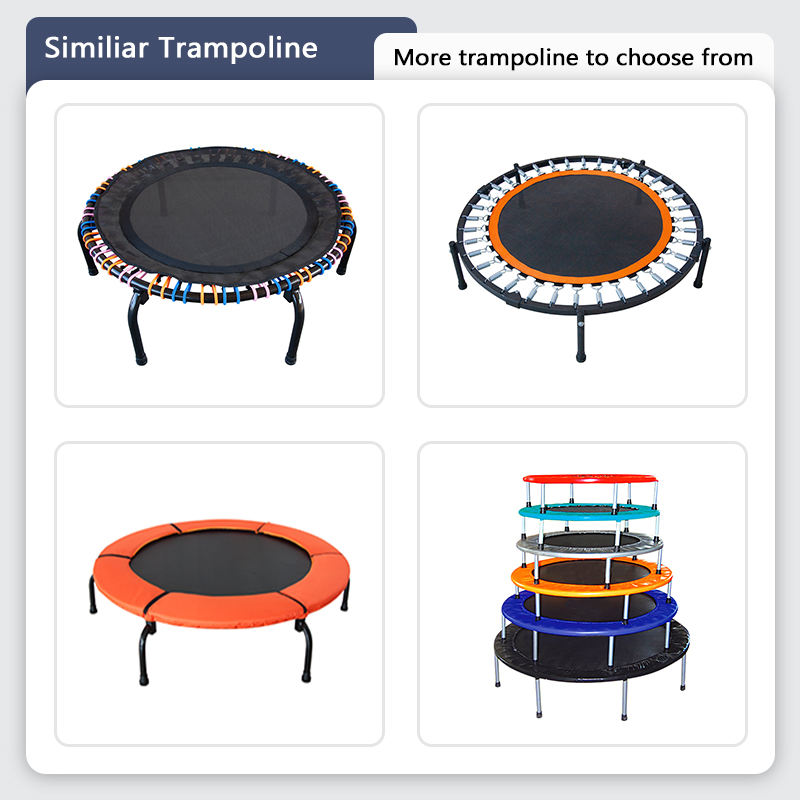 WTF063 High Quality Wholesale High Specification Gym Equipment Fitness Exercise Indoor Gymnastic Mini Trampoline
