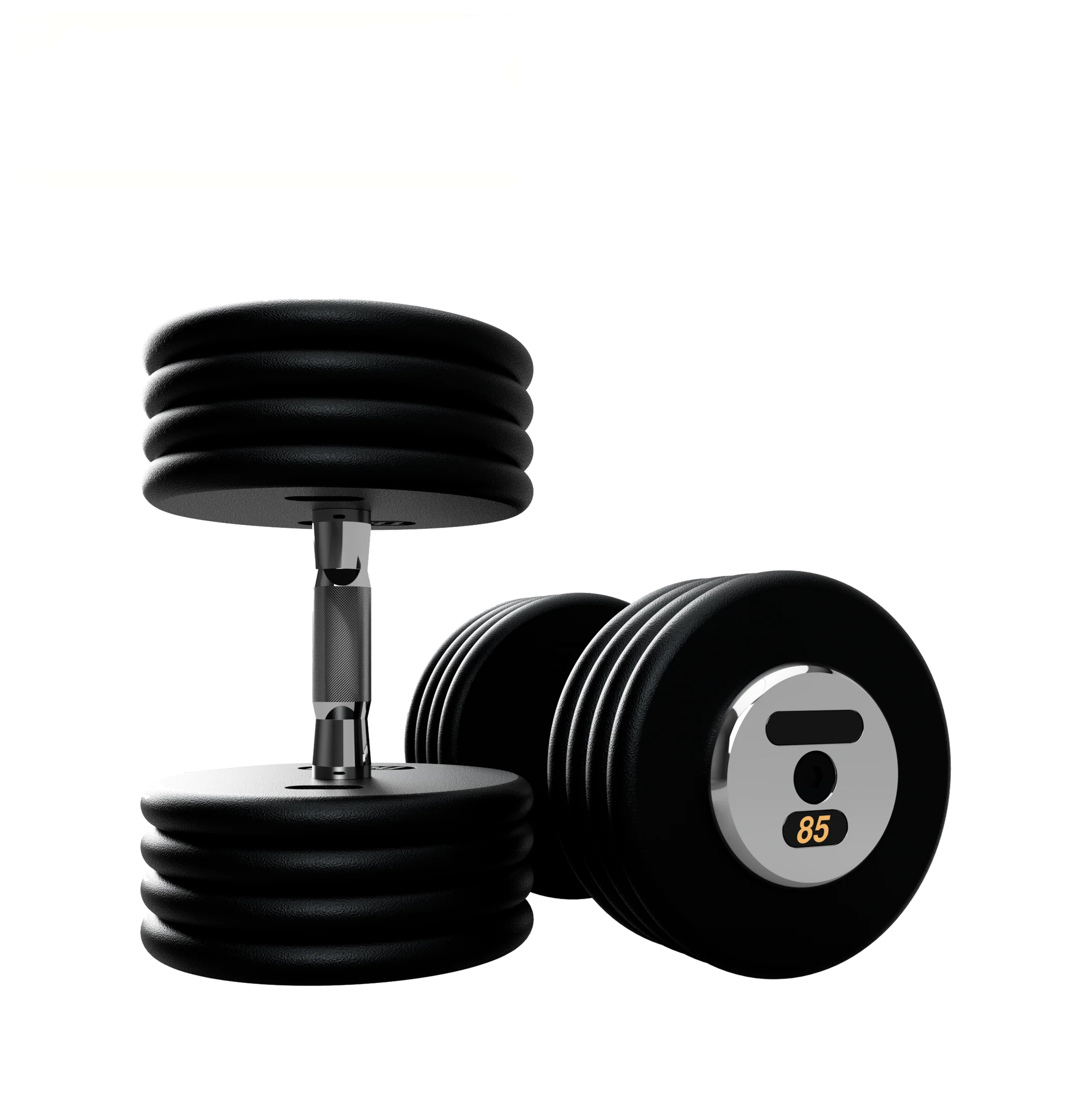 BPFDC-005 Pro Style Dumbbells - Black Textured