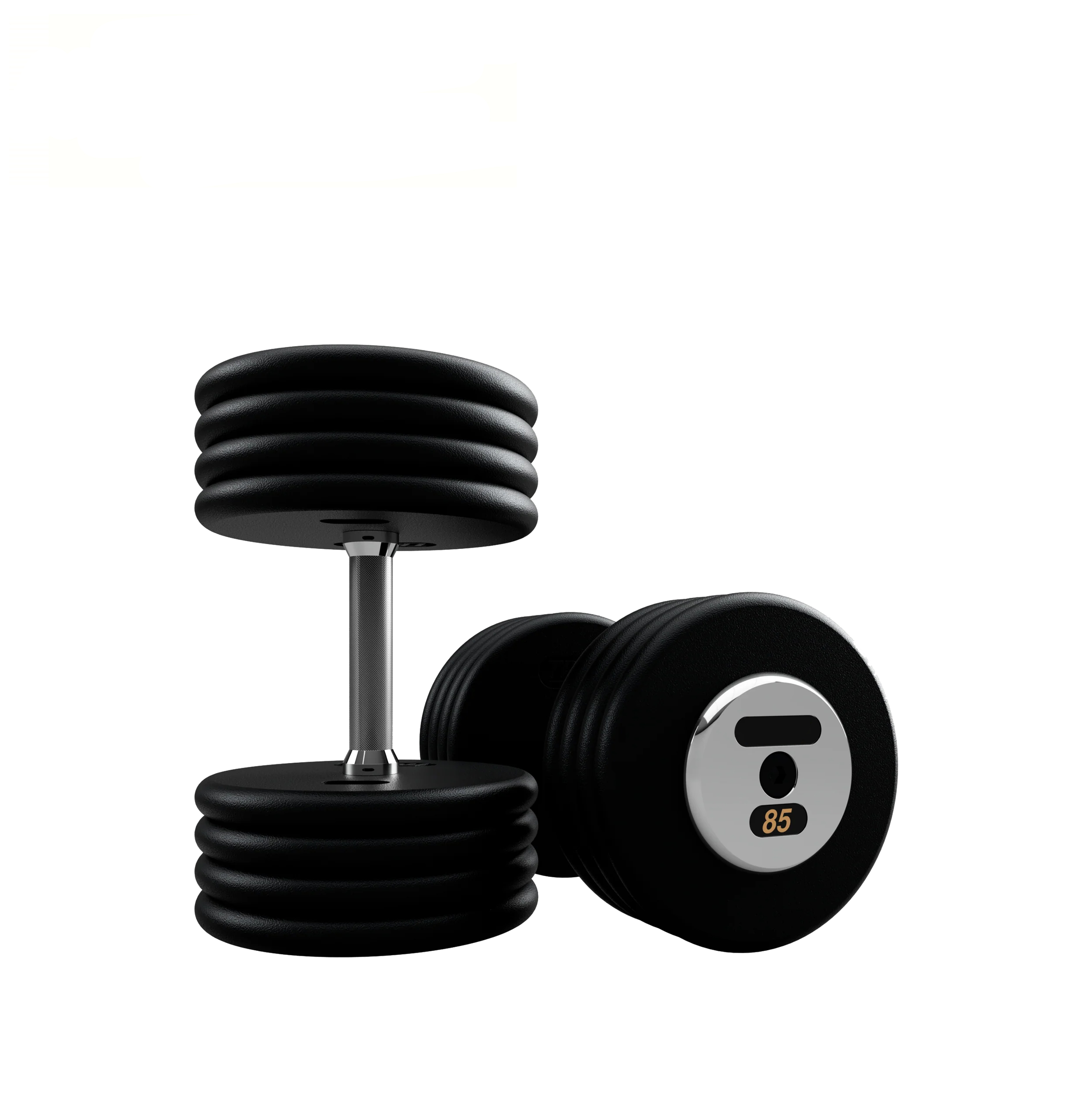 BPFDC-005 Pro Style Dumbbells - Black Textured