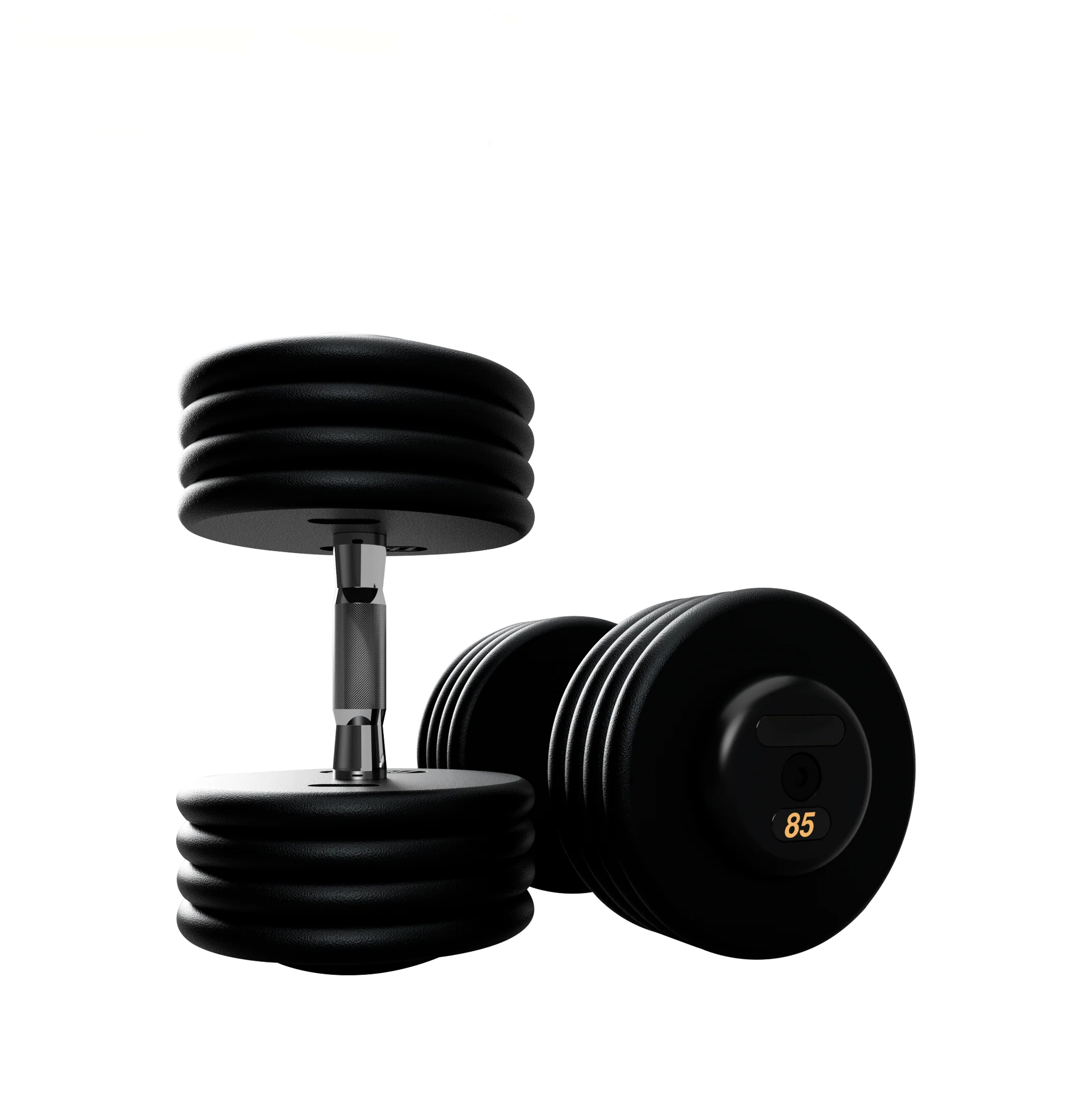 BPFD-005 Pro Style Dumbbells - Black Textured Dumbbell