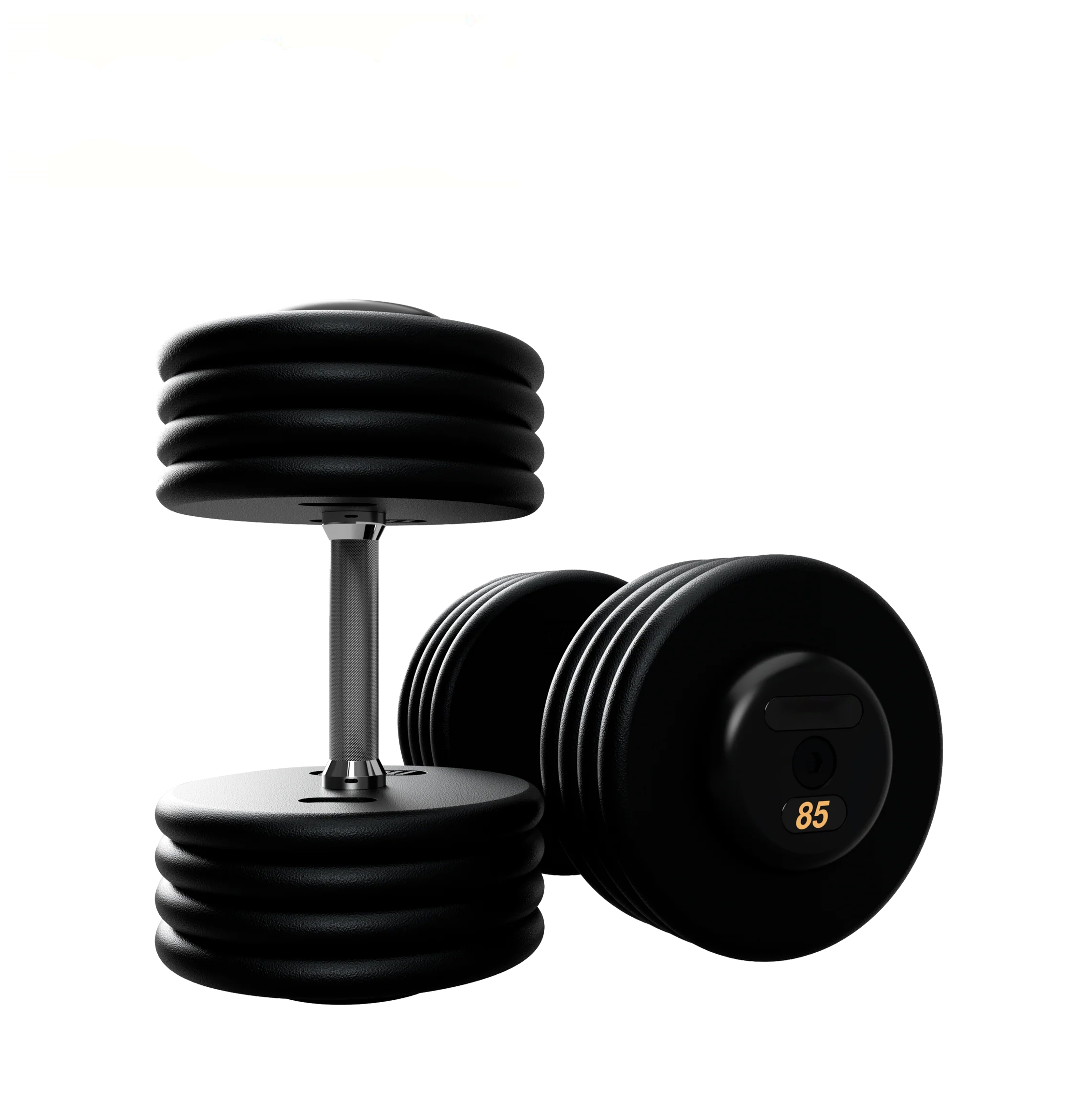 BPFD-005 Pro Style Dumbbells - Black Textured Dumbbell
