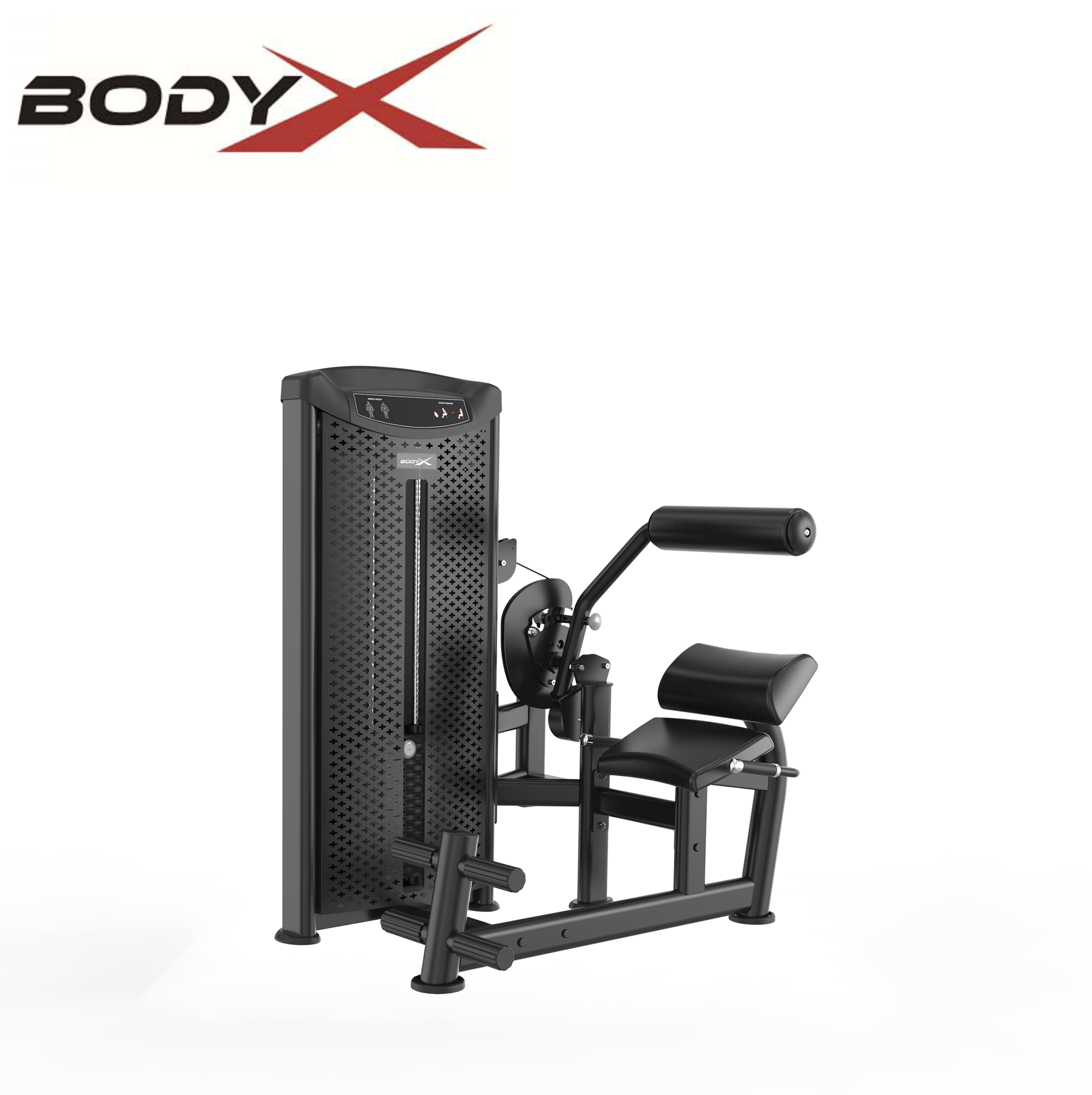 BAM6009 Commercial Steel Indoor Gym Equipment Strength Training Lower Back Abdominal Machine