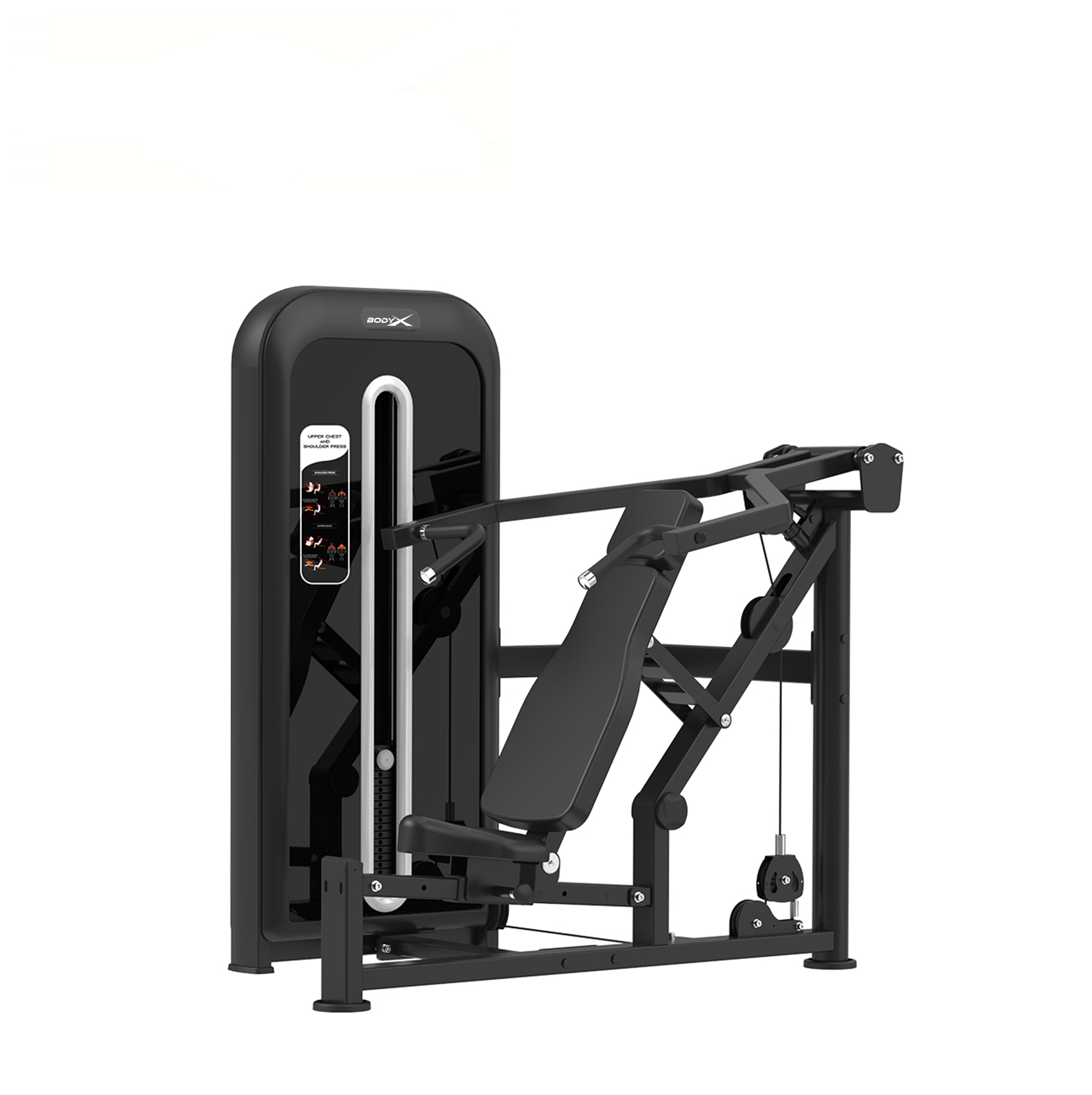 BBLT-03 High Quality Gym Equipment Factory Direct Wholesale Commercial Use Seated and Horizontal Shoulder Press
